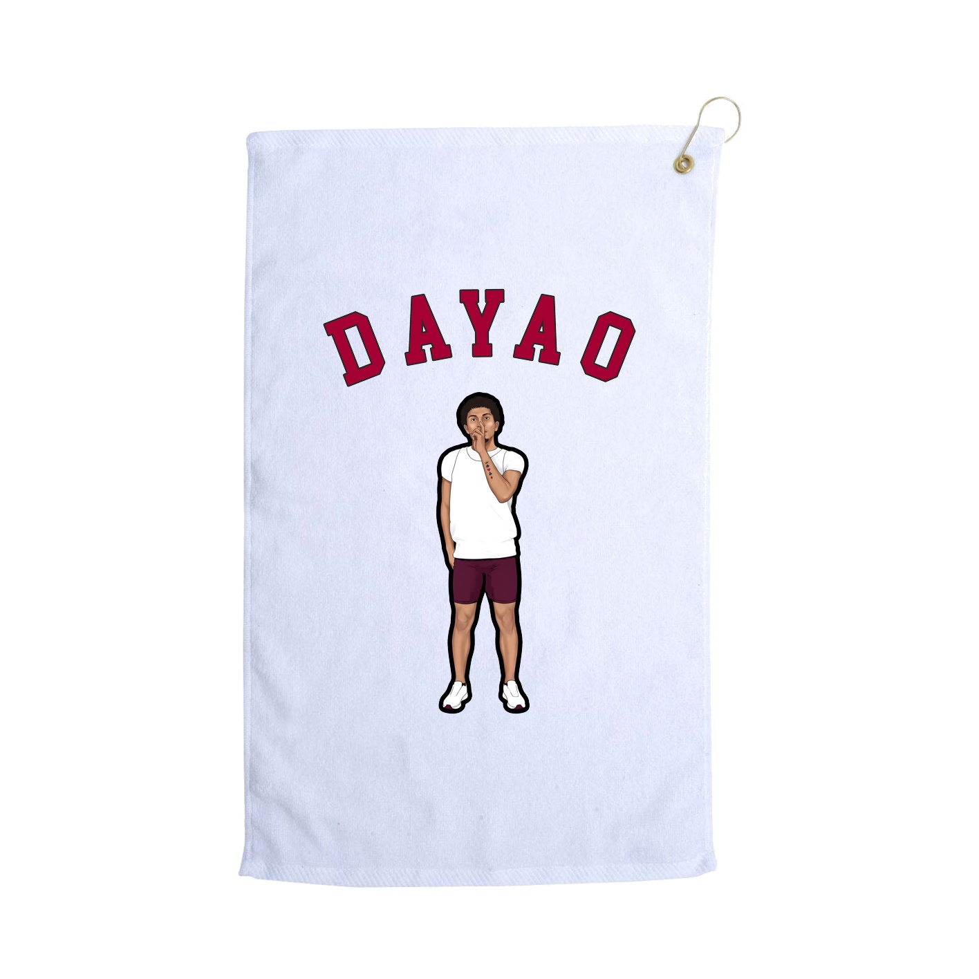 Golf Towel — Shirsey Arch in White