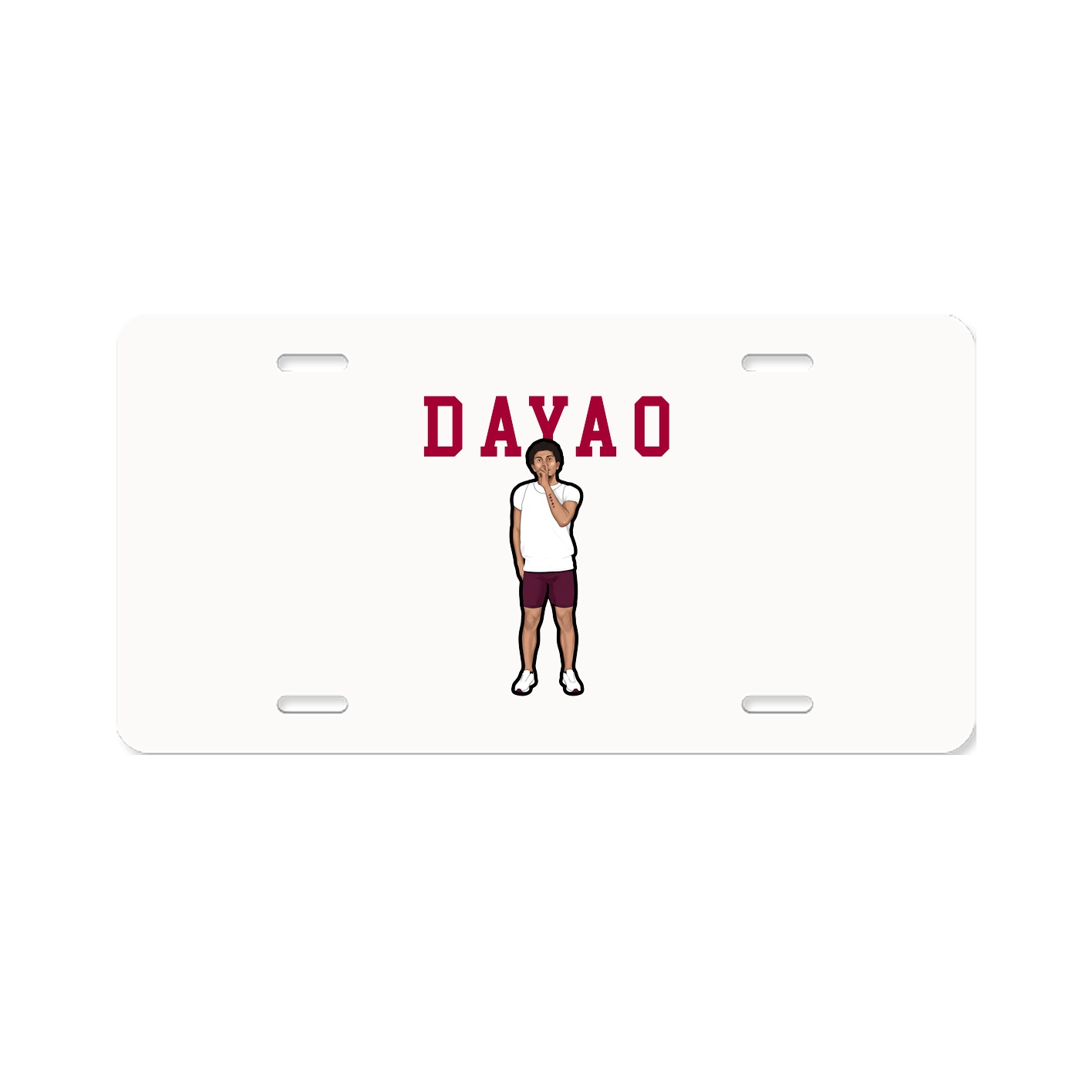 License Plate — Shirsey in Classic