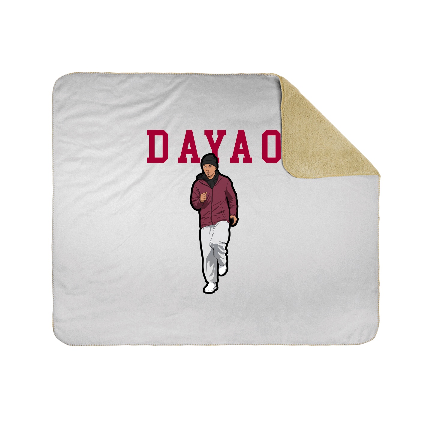Throw Blanket — Shirsey in White