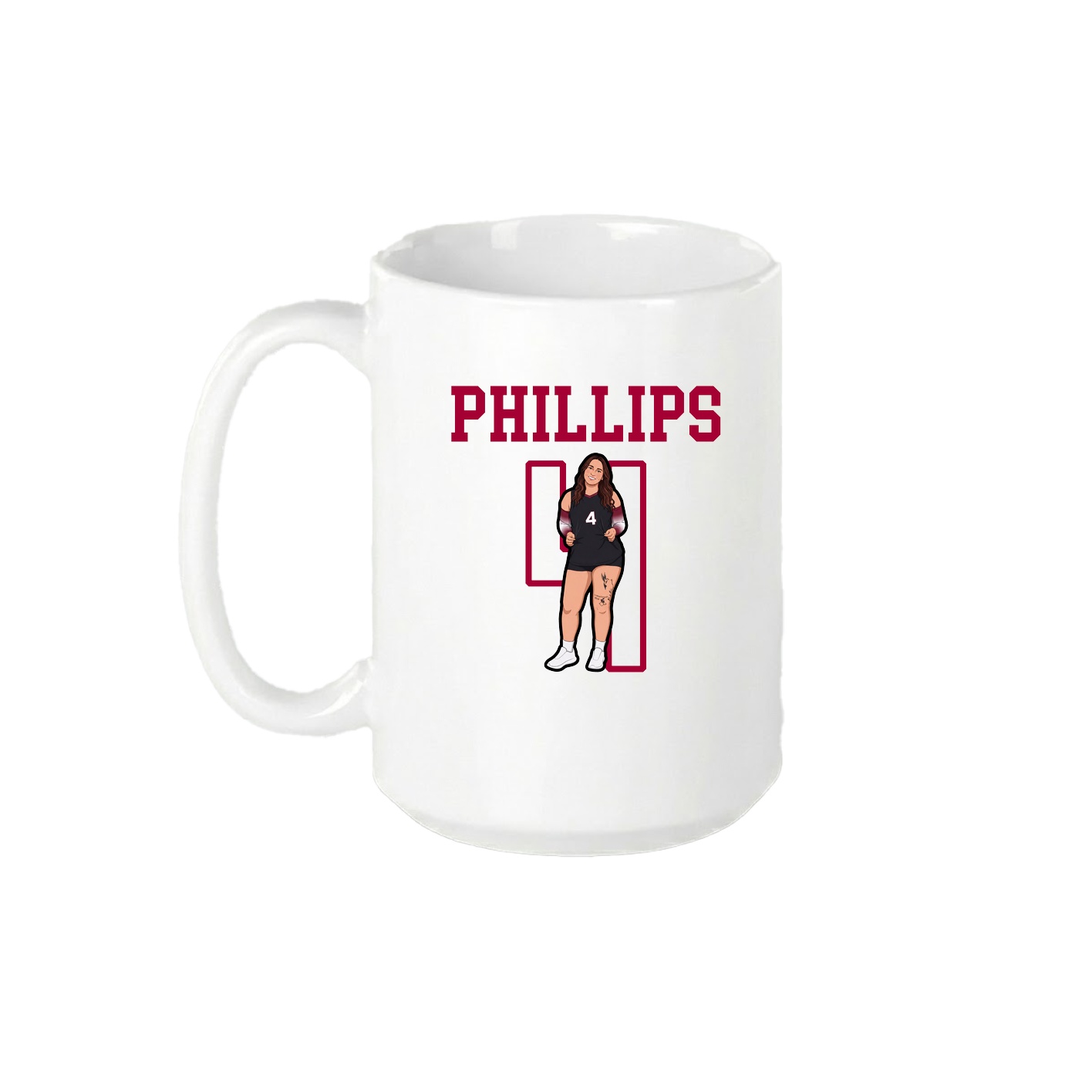 15oz Coffee Mug — Shirsey in White