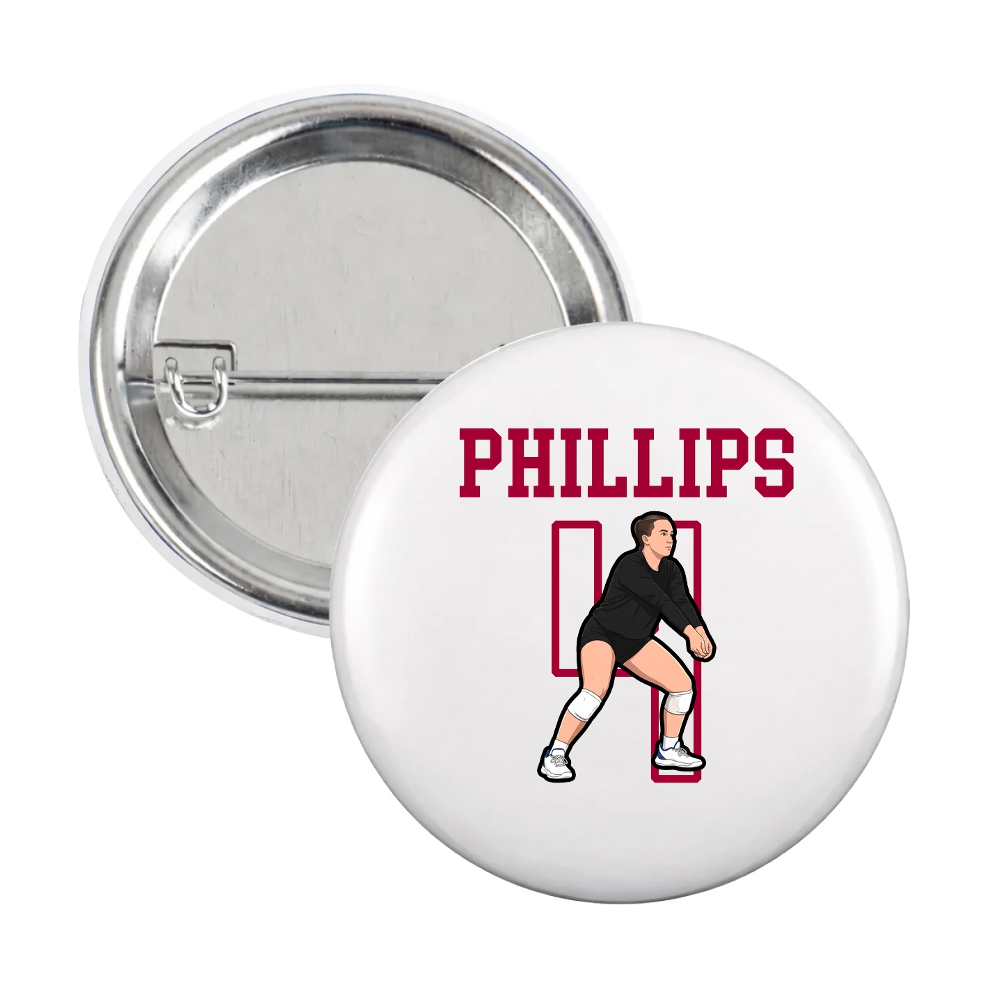 Game Day Button — Shirsey in White