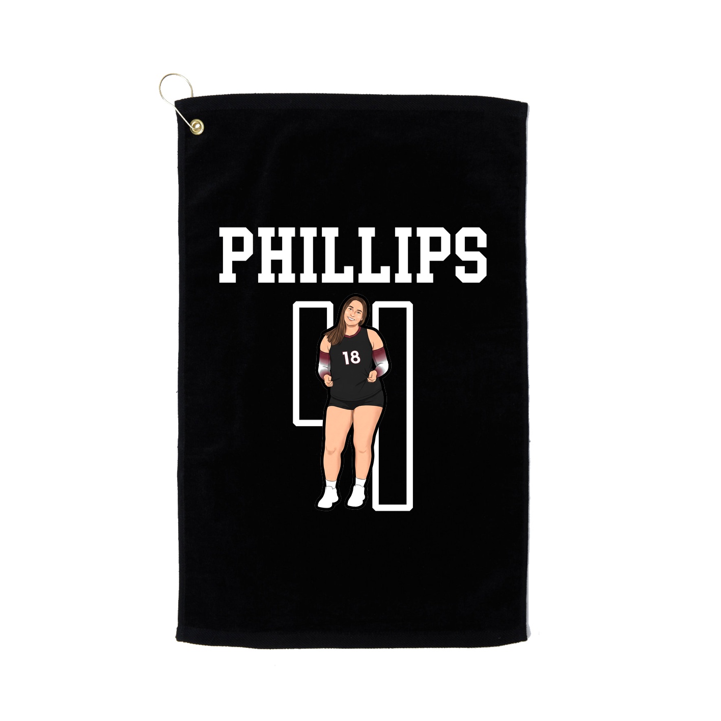 Golf Towel — Shirsey in Black