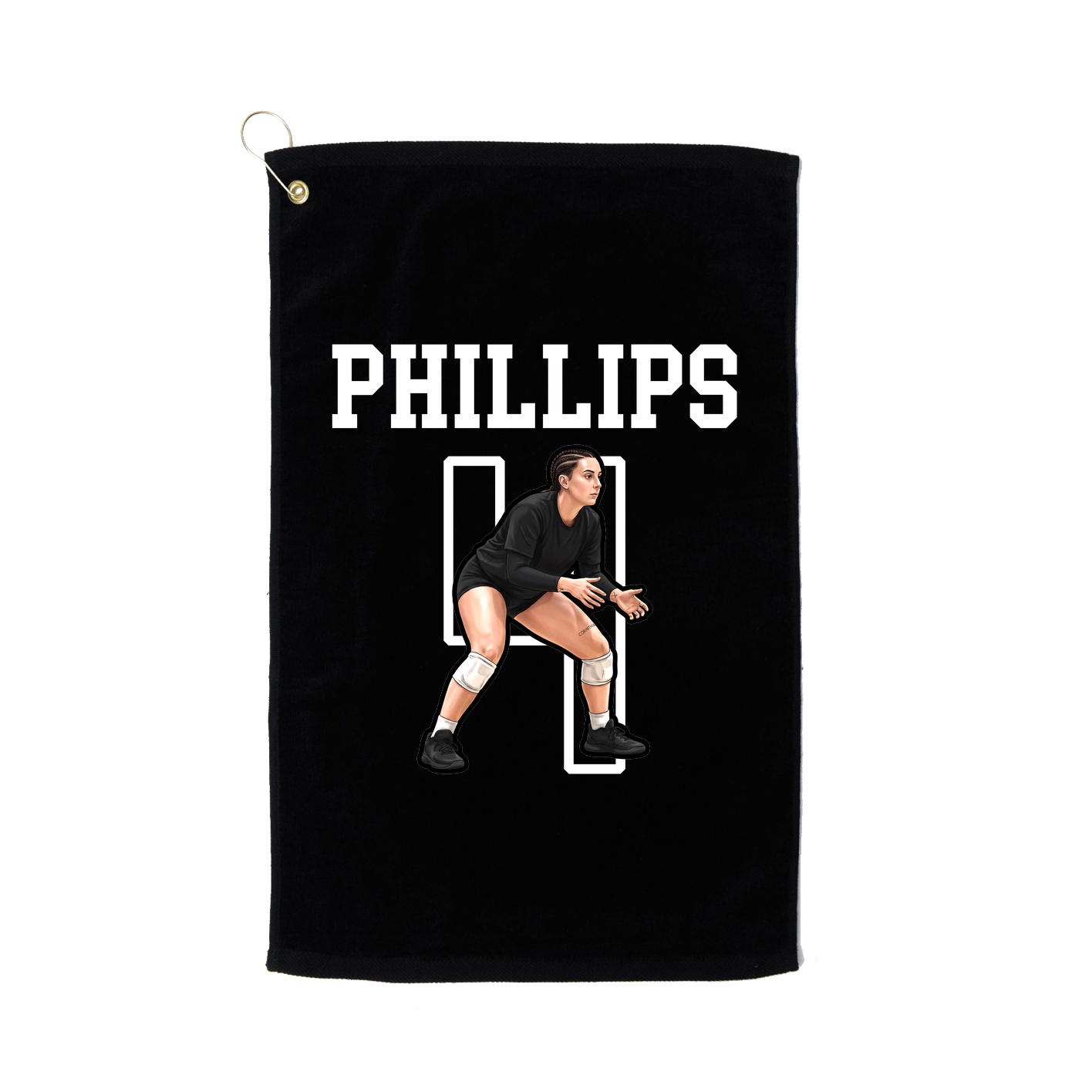 Golf Towel — Shirsey in Black