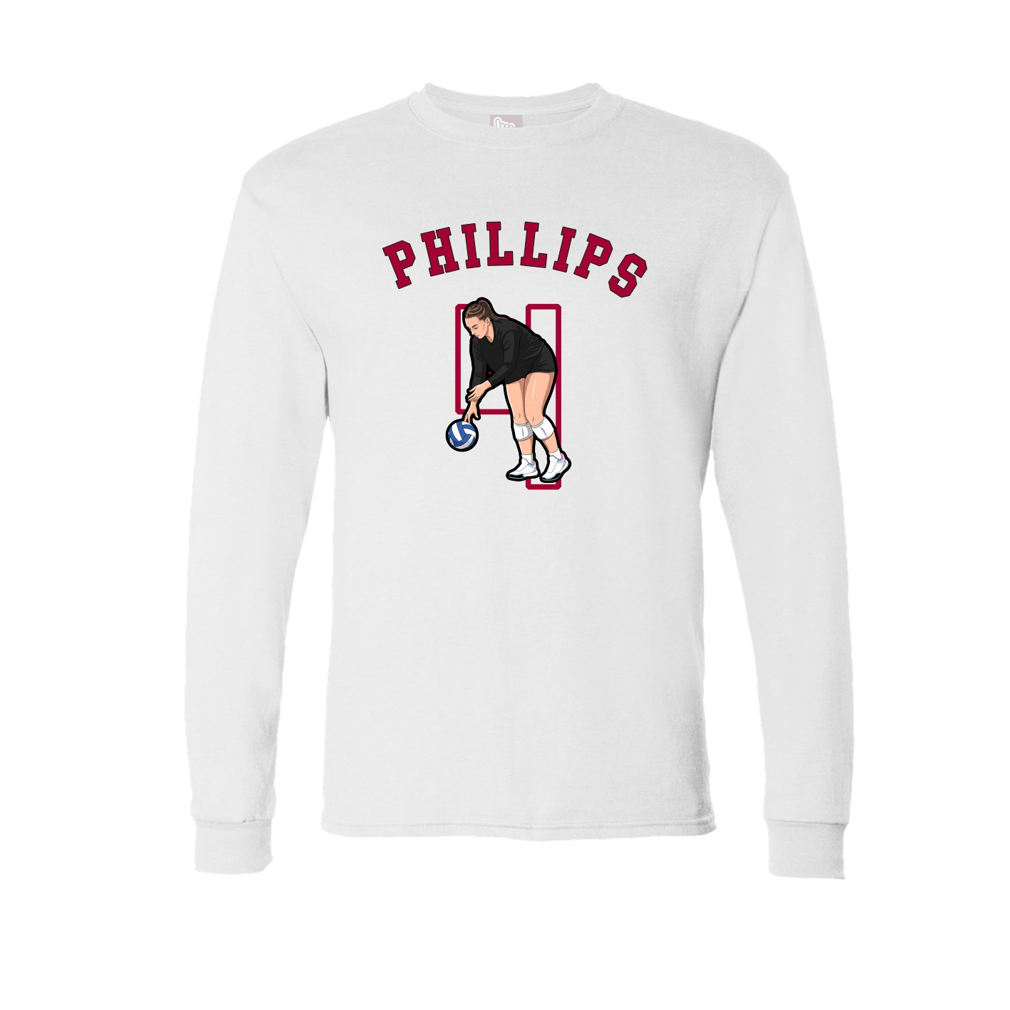 Long Sleeve Tee — Shirsey Arch in White