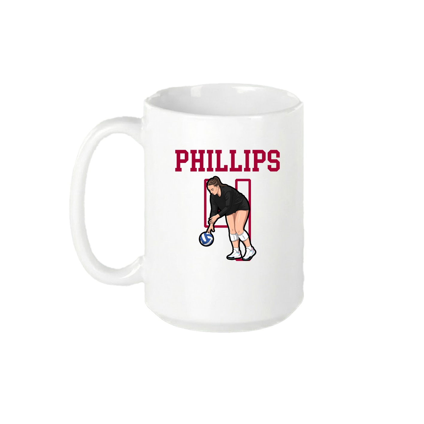 15oz Coffee Mug — Shirsey in White