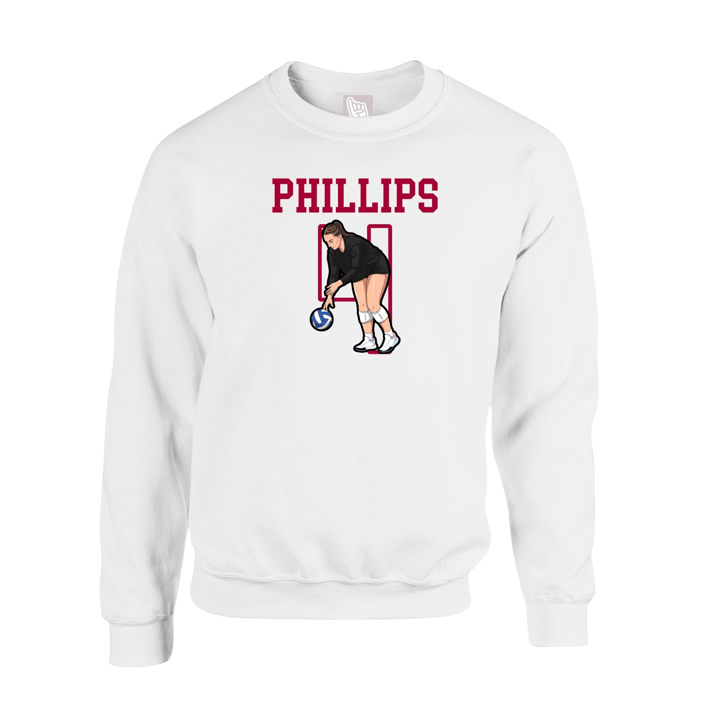 Fleece Crew — Shirsey in White
