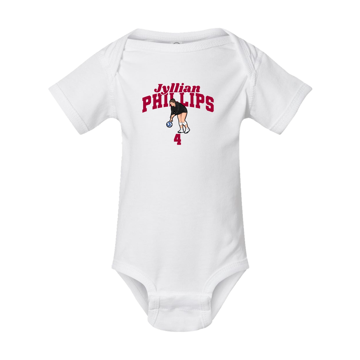 Baby Onesie — Signature Arch in White