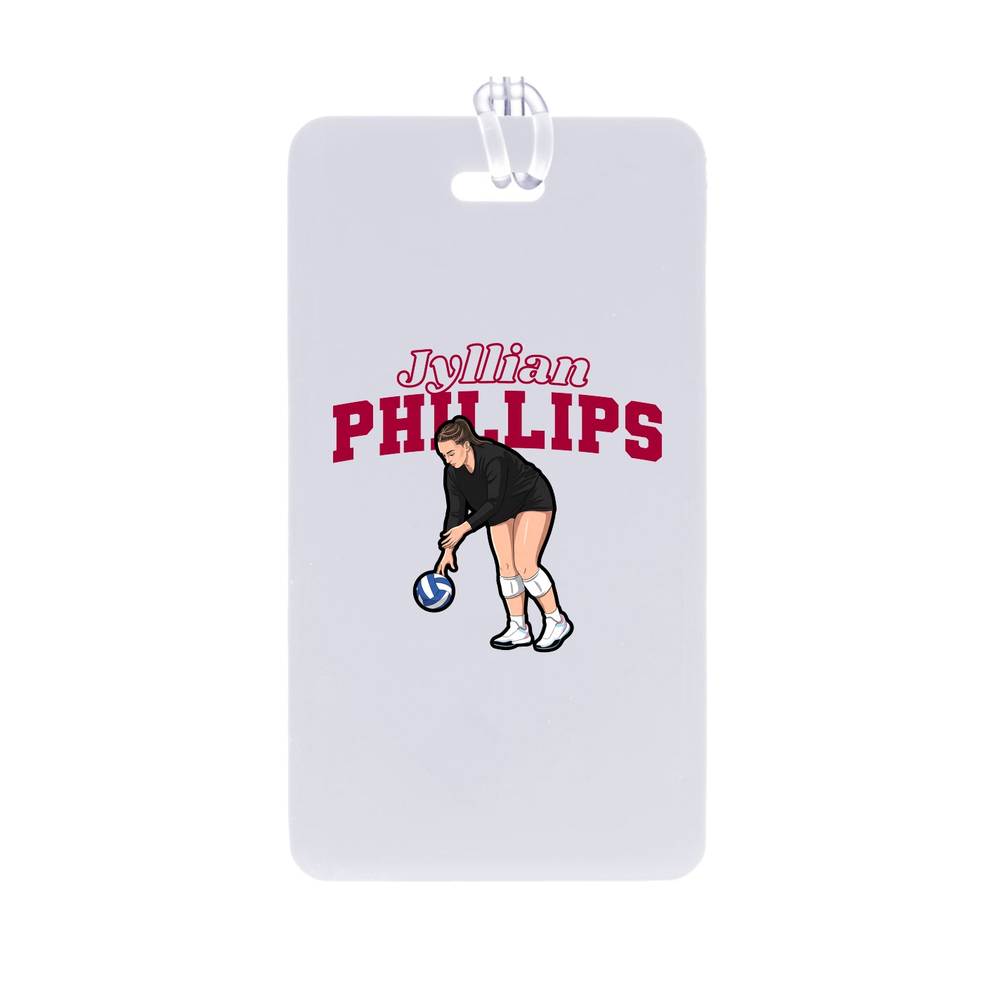 Bag Tag — Name Arch in Classic