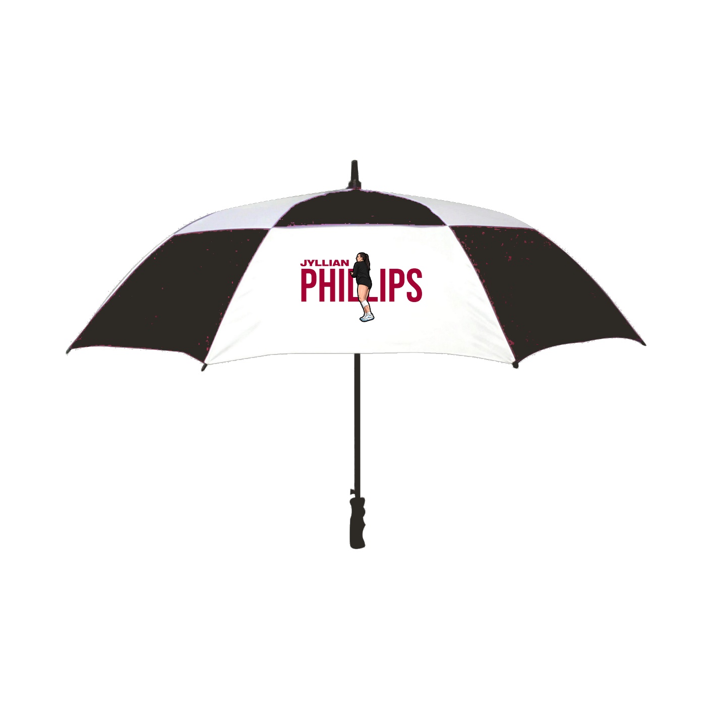Golf Umbrella — Player Name in Black