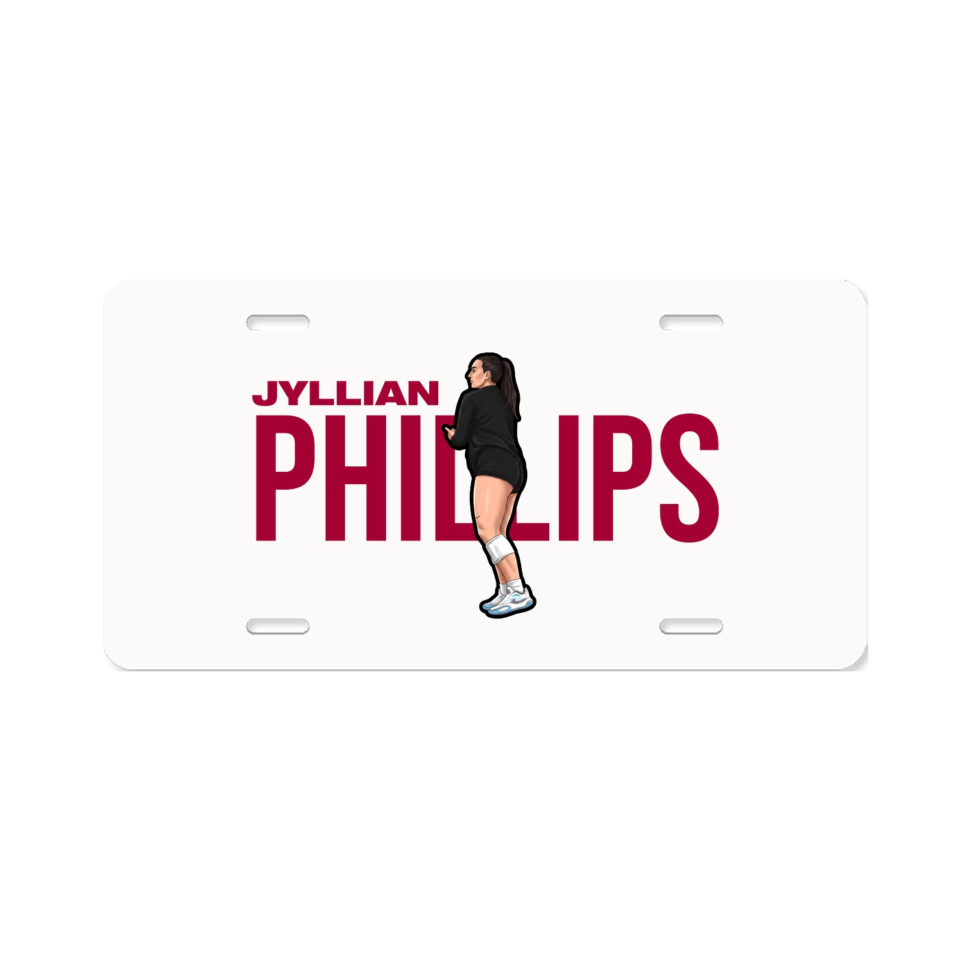 License Plate — Player Name in Classic