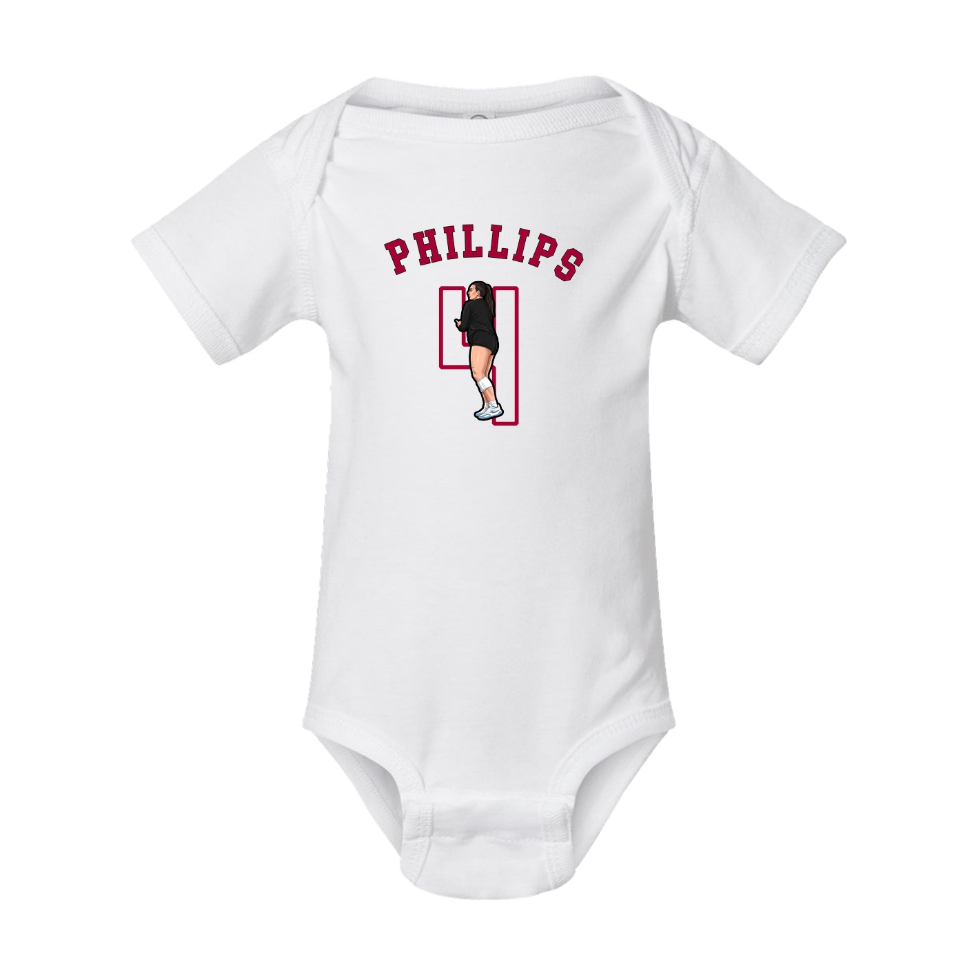 Baby Onesie — Shirsey Arch in White
