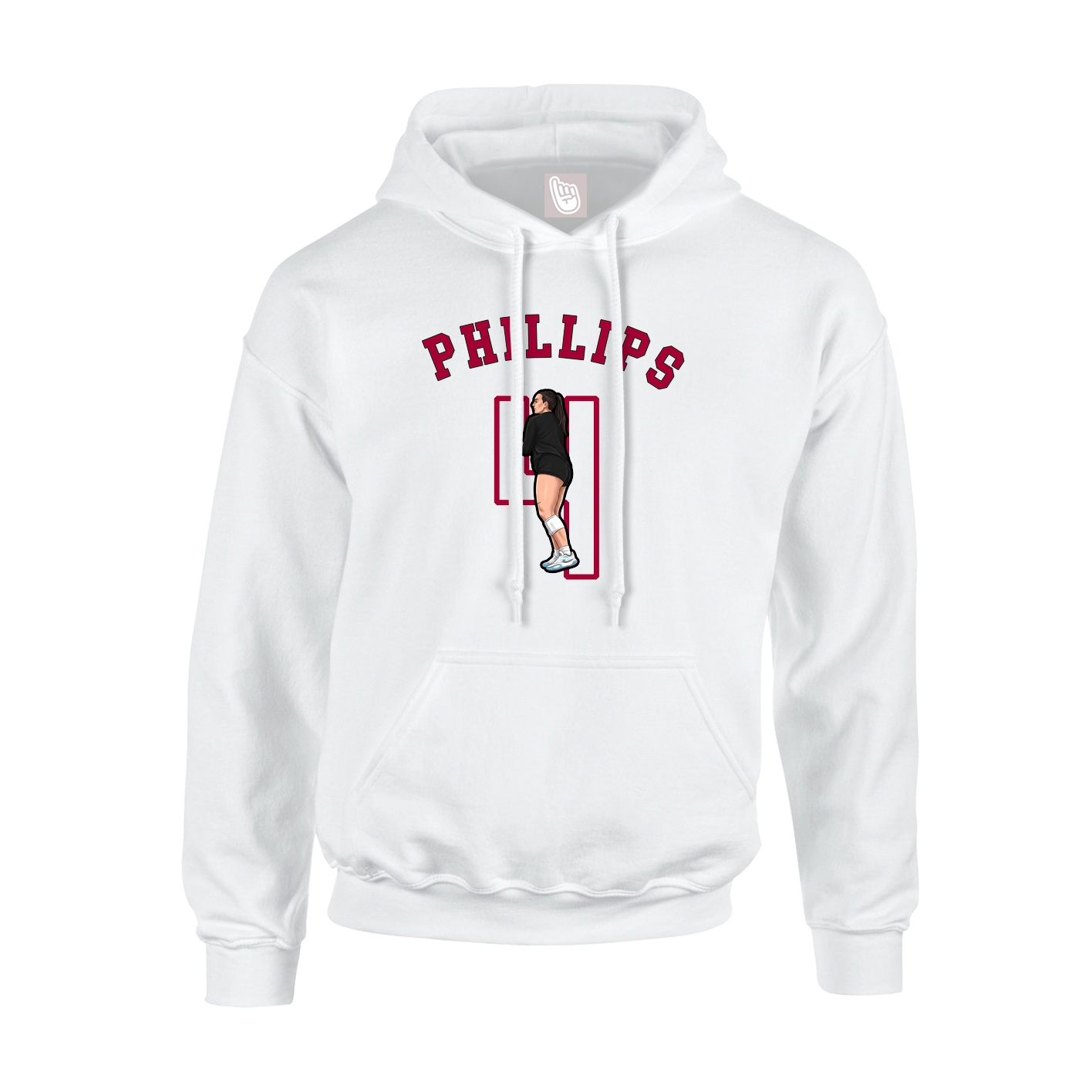 Hoodie — Shirsey Arch in White