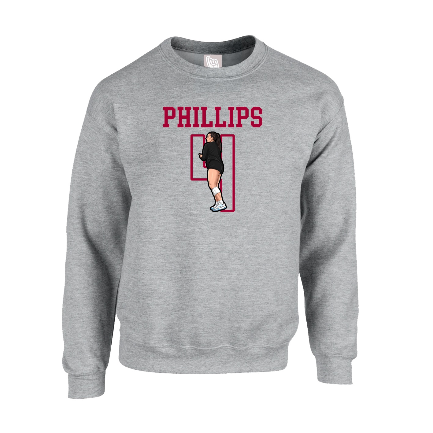 Fleece Crew — Shirsey in Grey