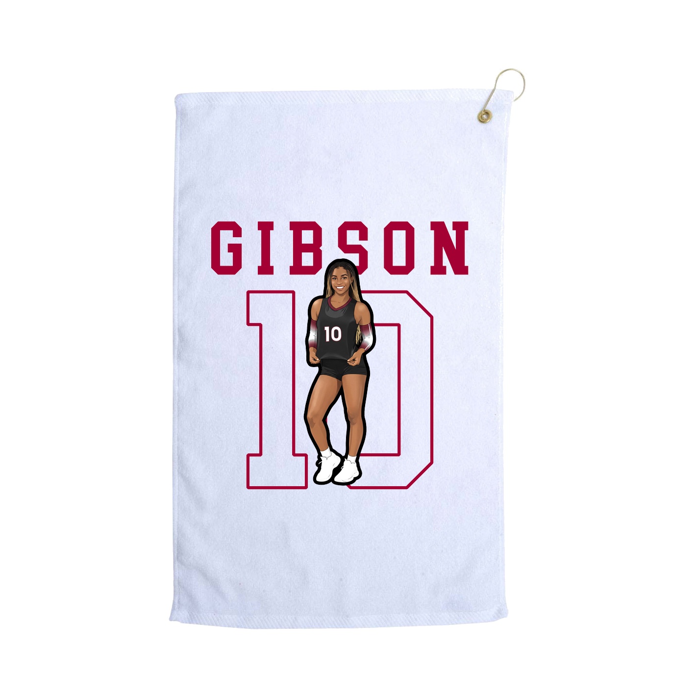 Golf Towel — Shirsey in White