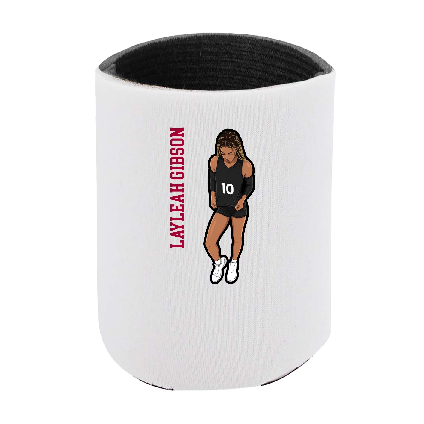 Can Holder — Name Vertical in White