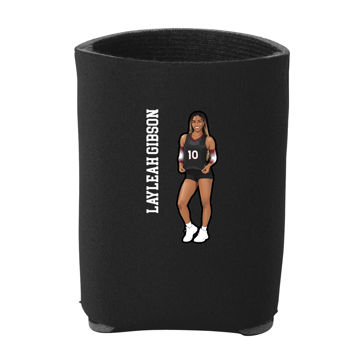 Can Holder — Name Vertical in Black