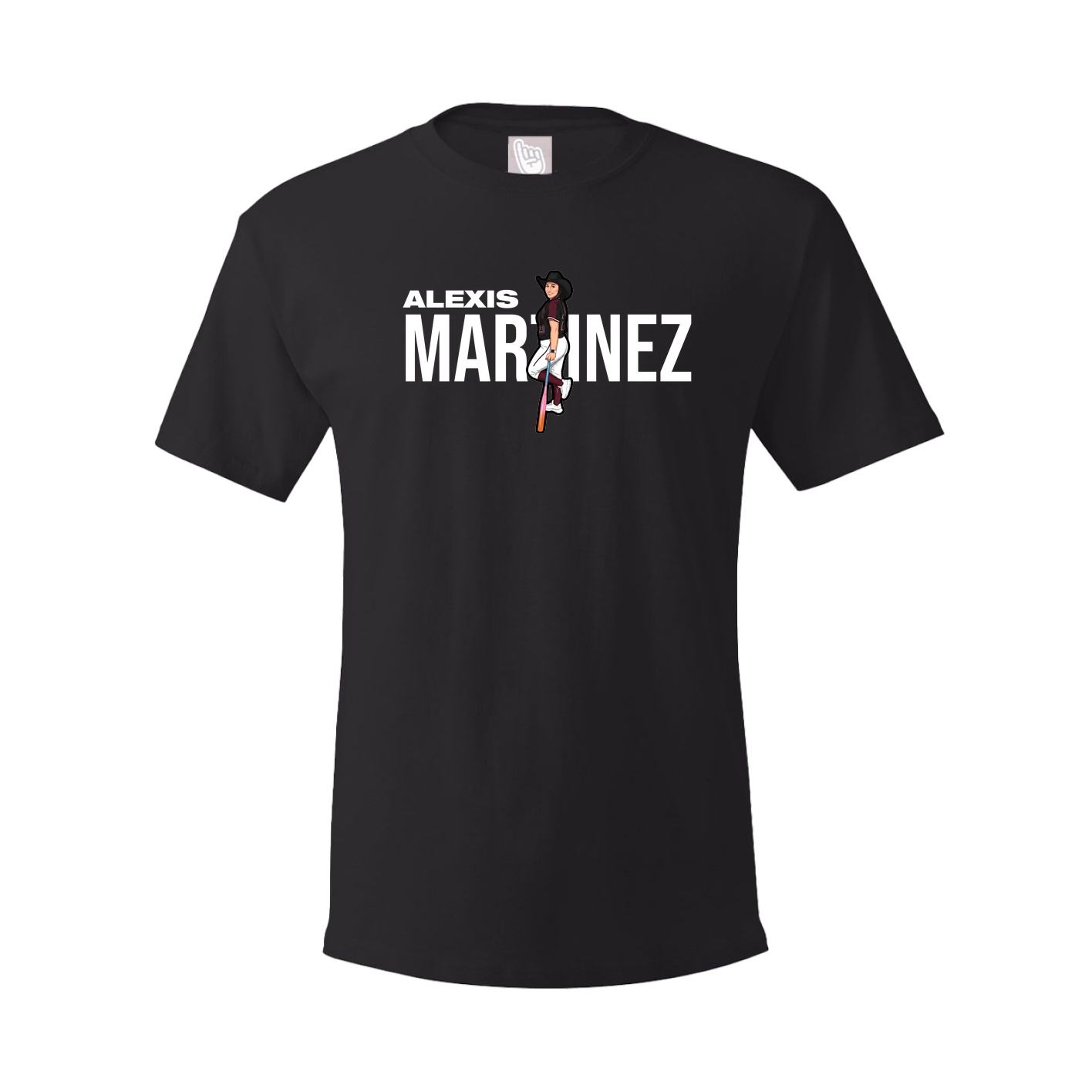 Youth Tee — Player Name in Black
