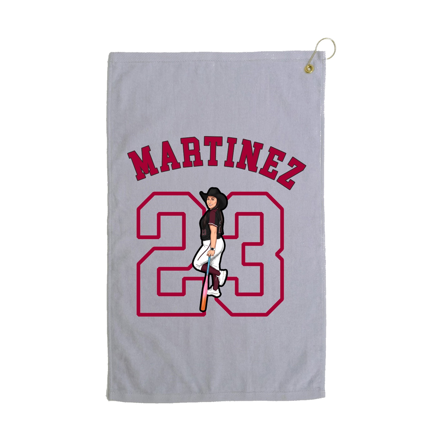 Golf Towel — Shirsey Arch in Grey