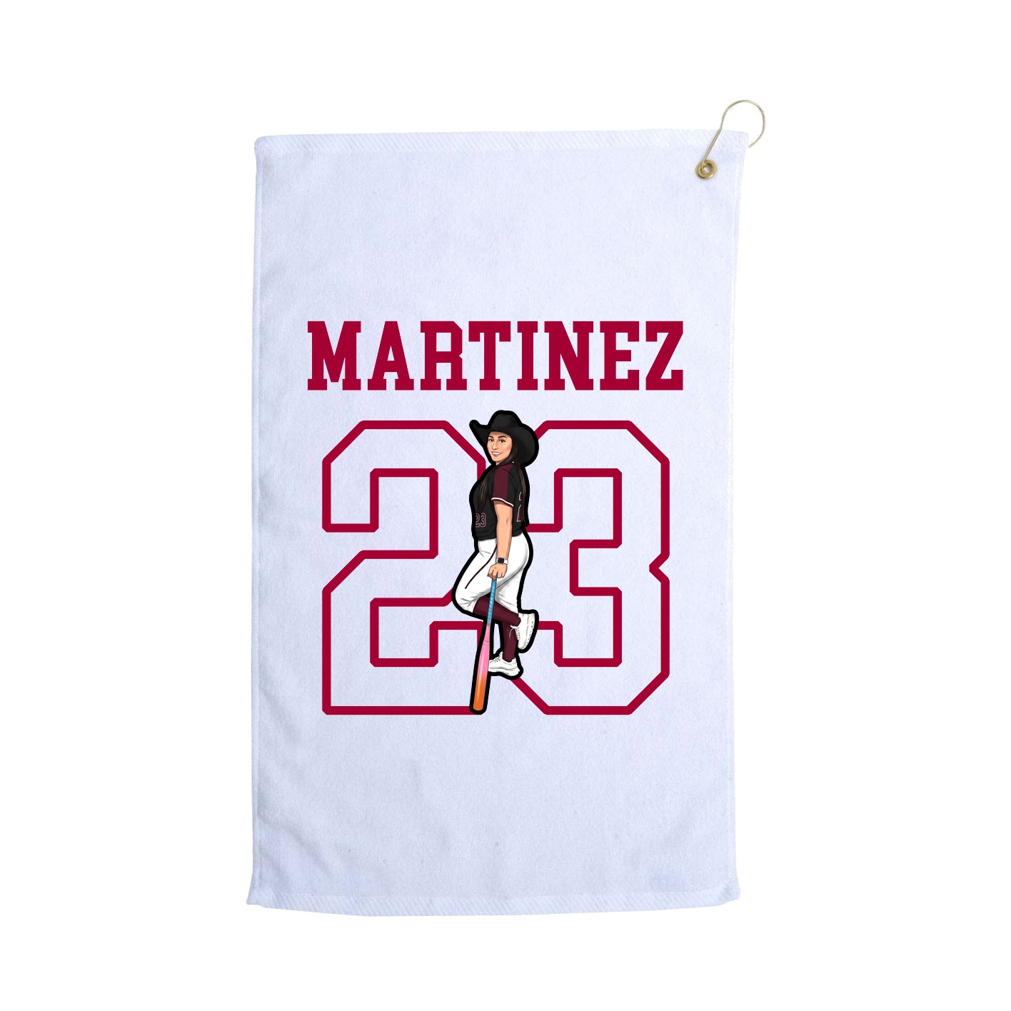 Golf Towel — Shirsey in White