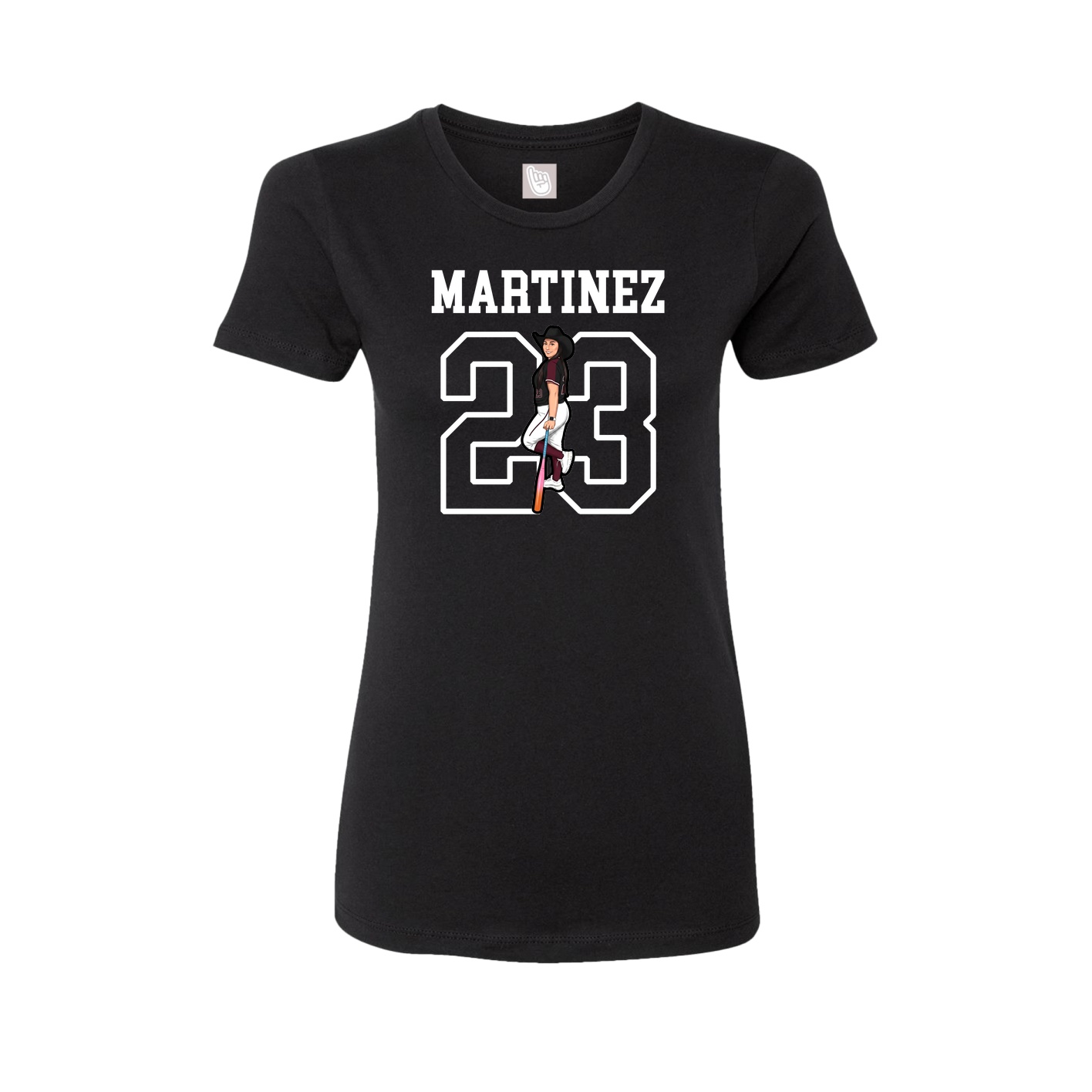 Fitted Women's Tee — Shirsey in Black