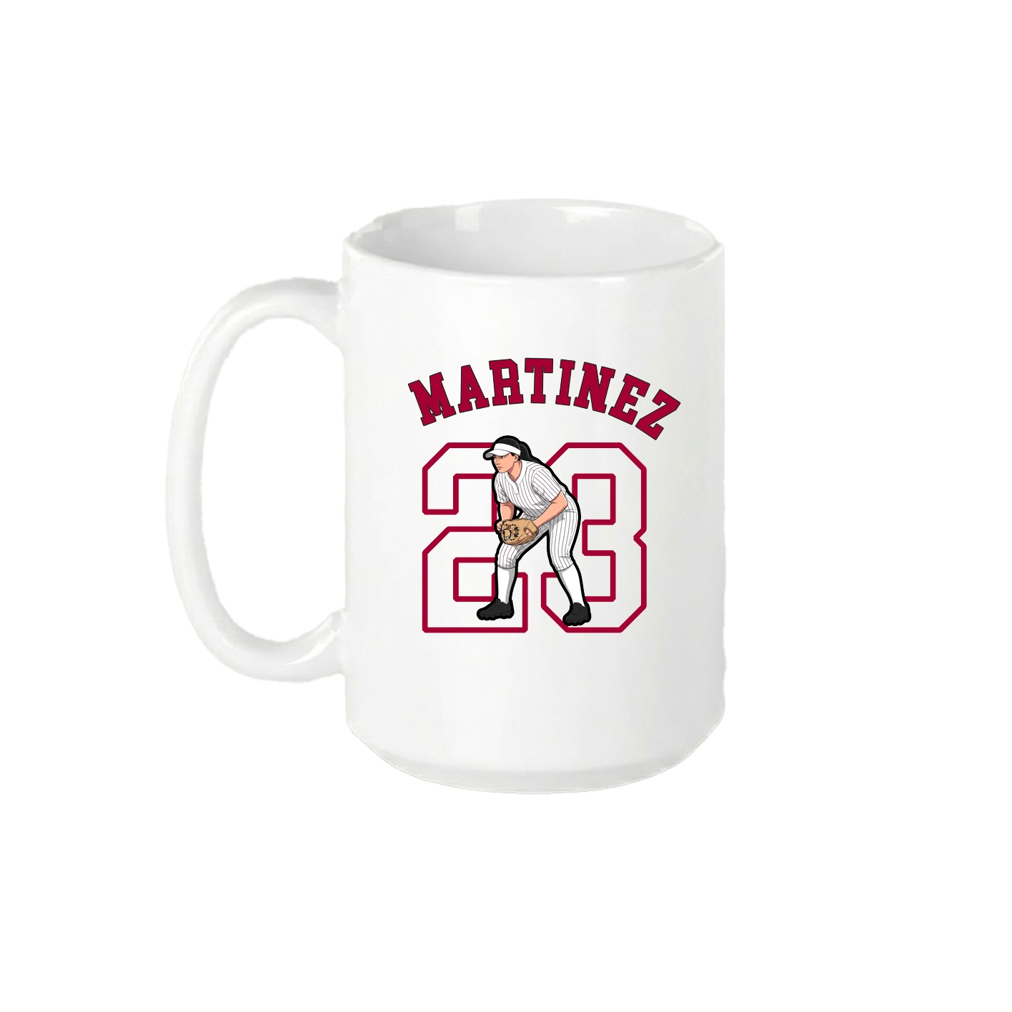 15oz Coffee Mug — Shirsey Arch in White