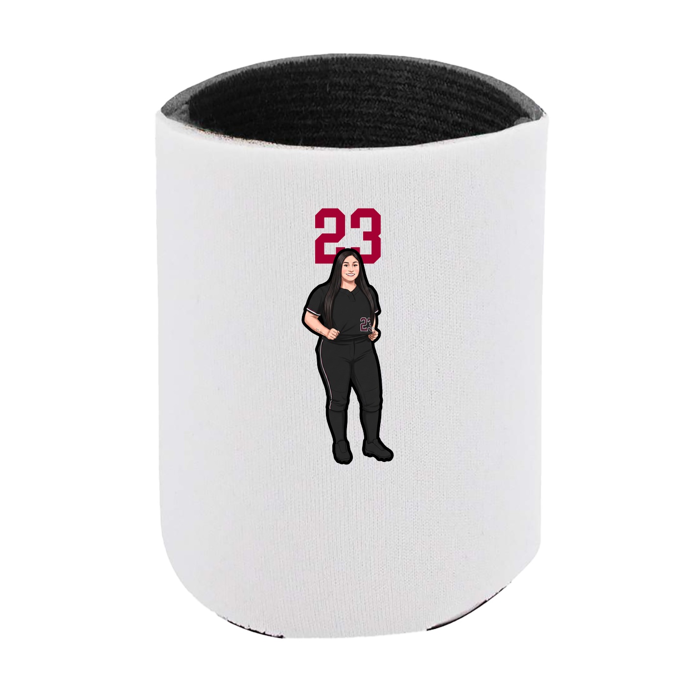 Can Holder — Number Top in White