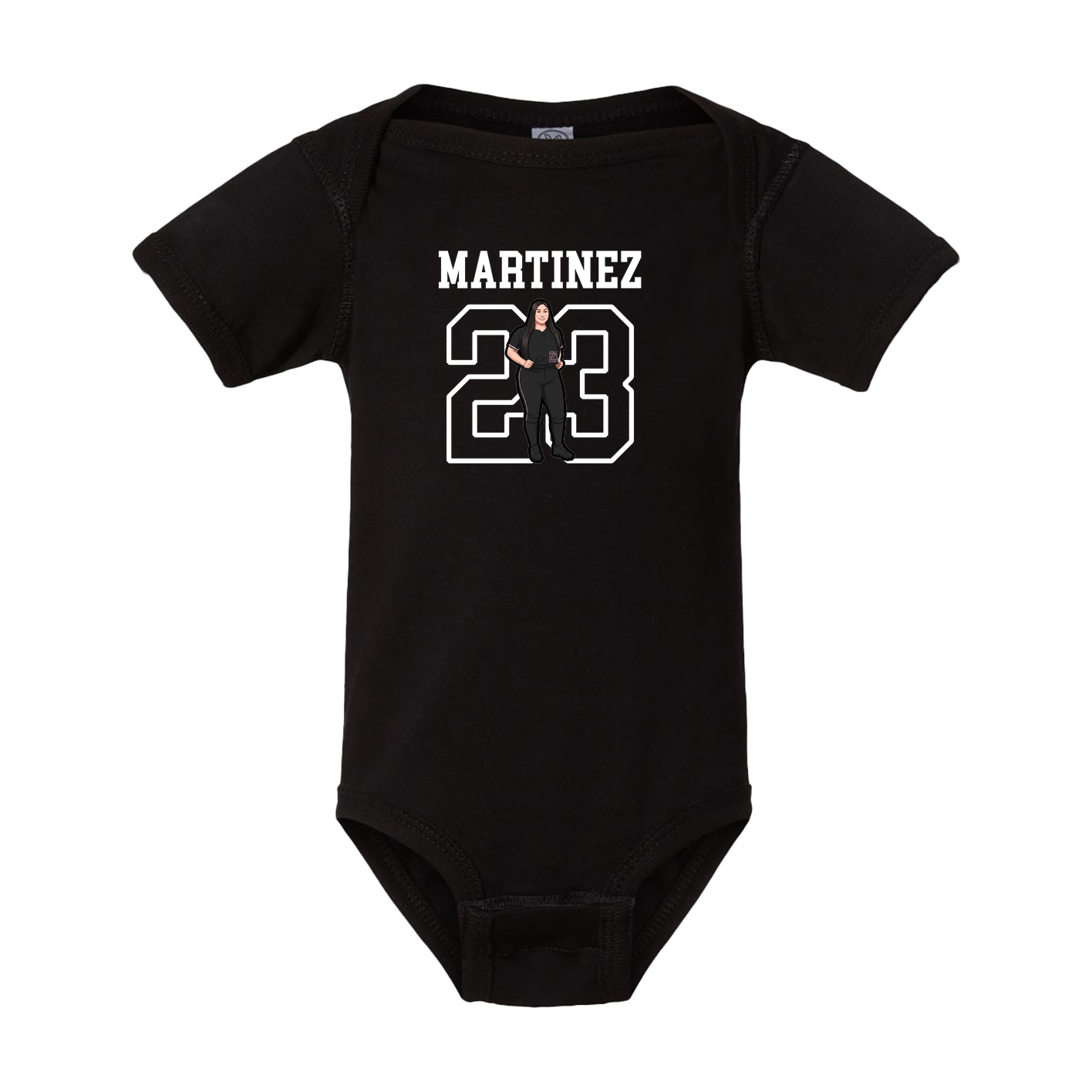 Baby Onesie — Shirsey in Black