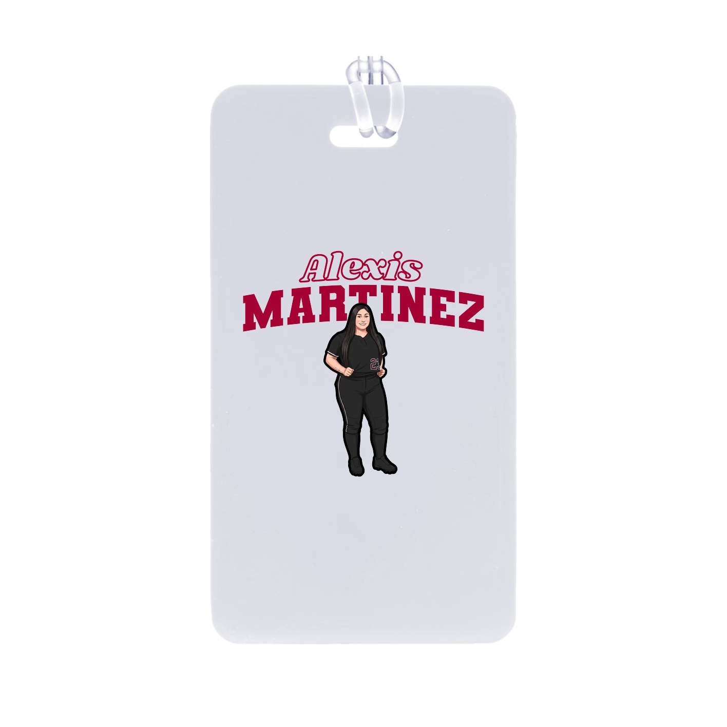 Bag Tag — Name Arch in Classic