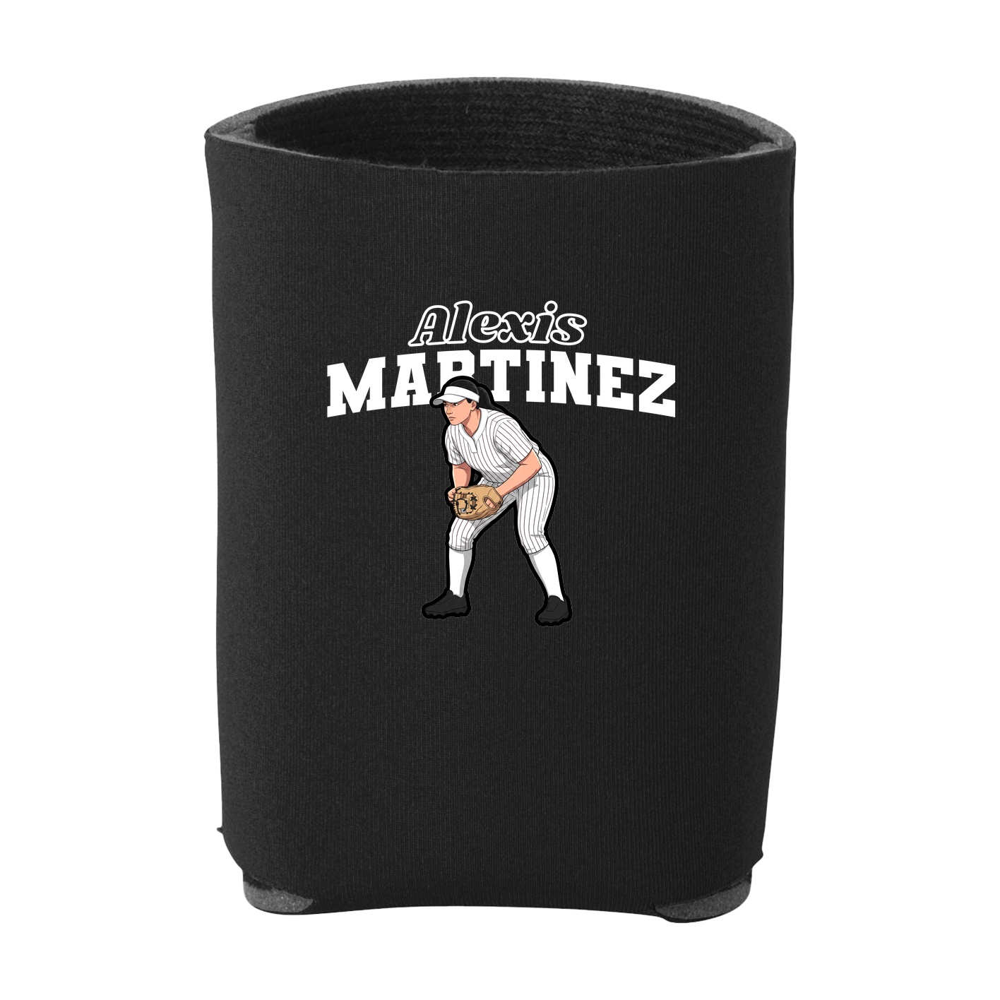 Can Holder — Name Arch in Black