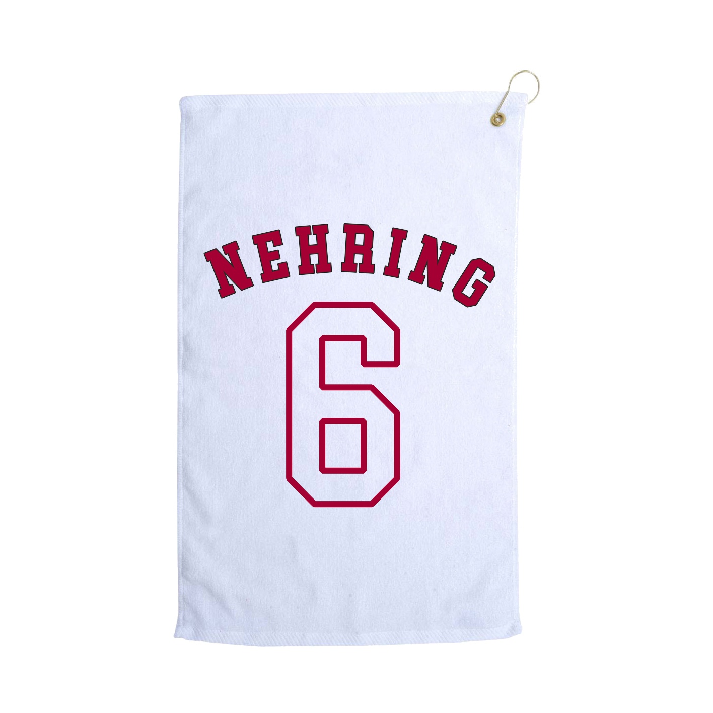 Golf Towel — Shirsey Arch in White
