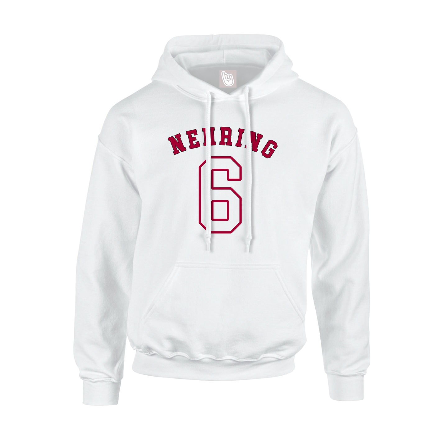 Youth Hoodie — Shirsey Arch in White