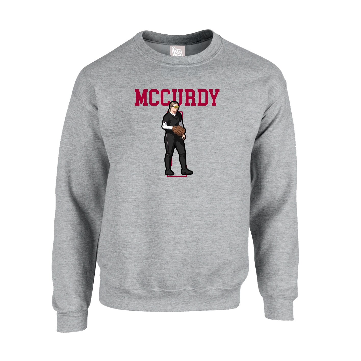 Fleece Crew — Shirsey in Grey