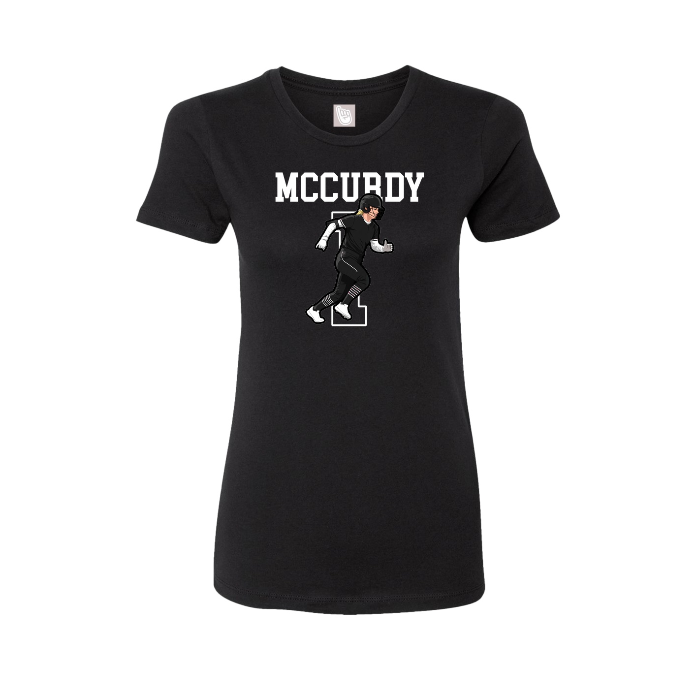 Fitted Women's Tee — Shirsey in Black