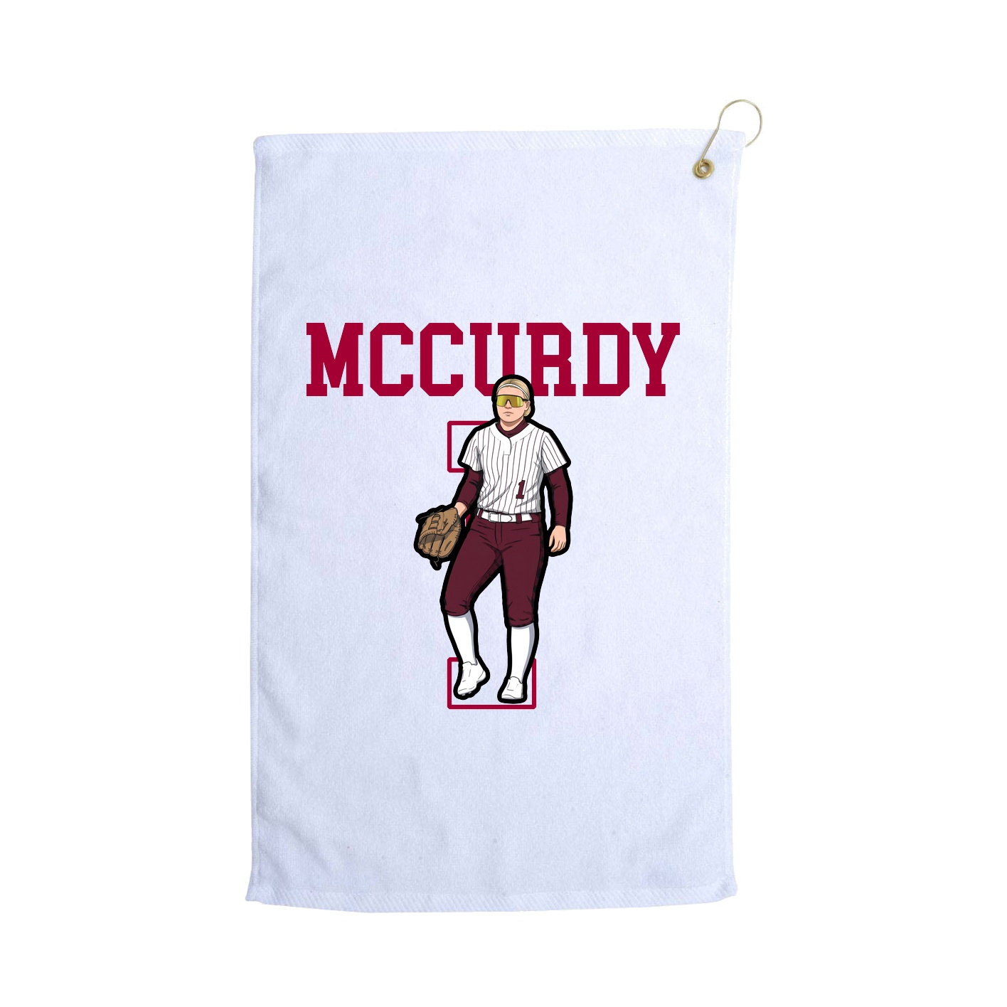Golf Towel — Shirsey in White