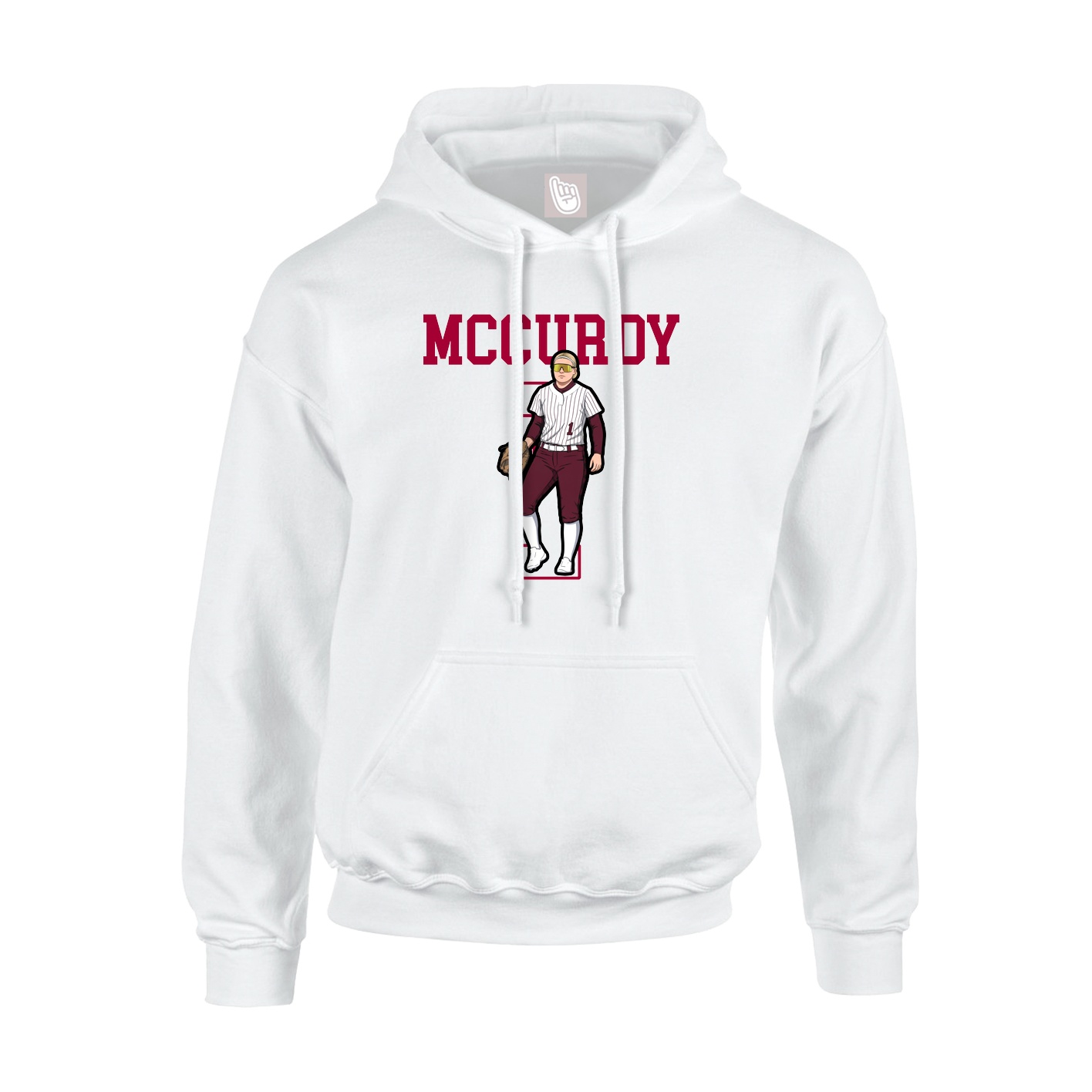 Hoodie — Shirsey in White