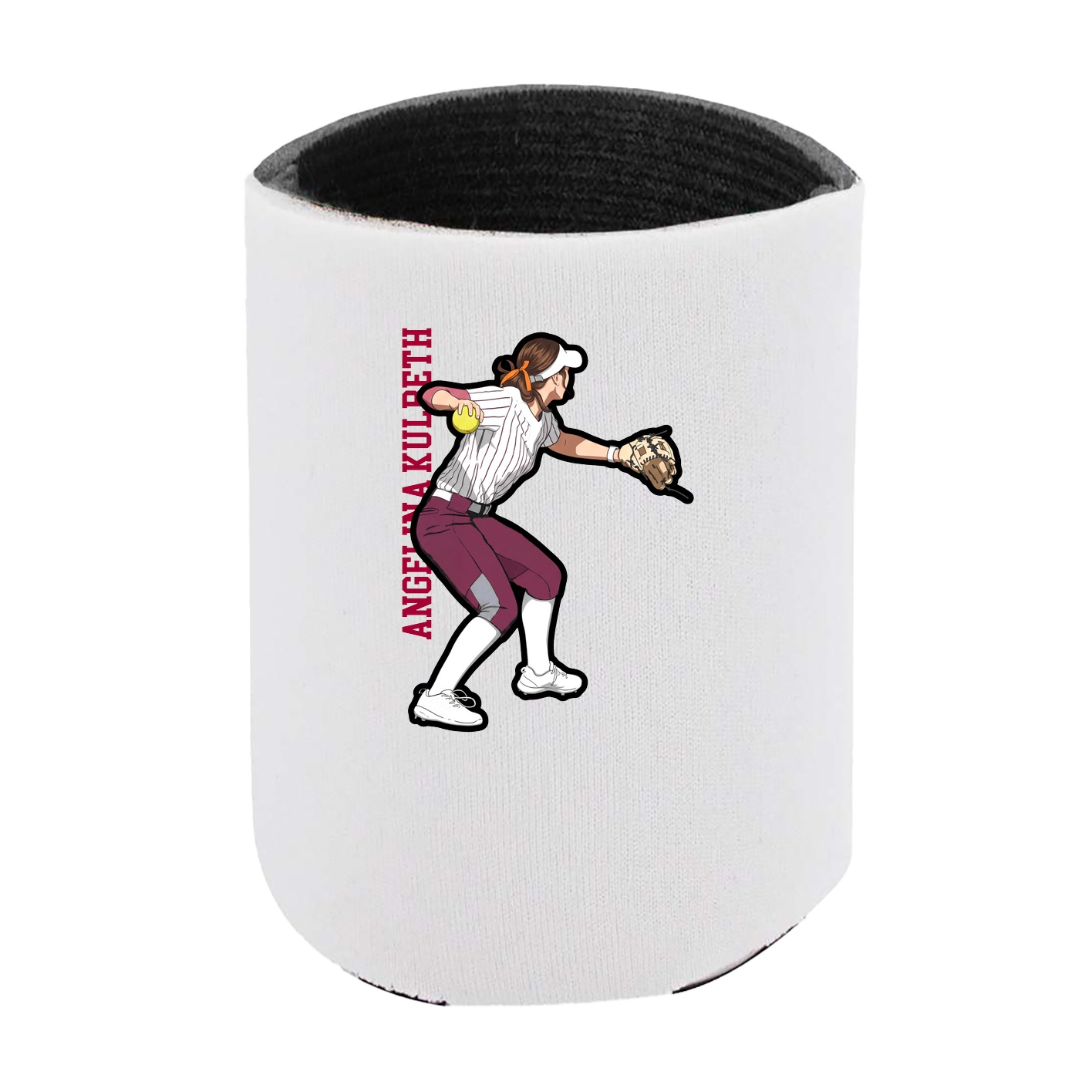 Can Holder — Name Vertical in White