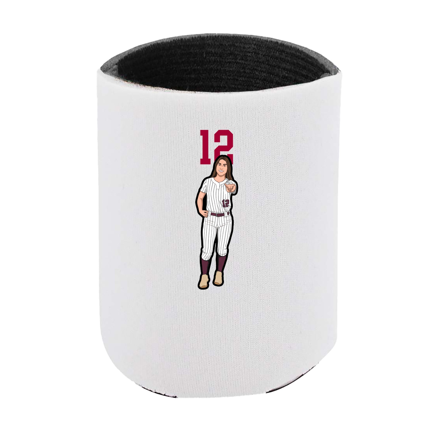 Can Holder — Number Top in White