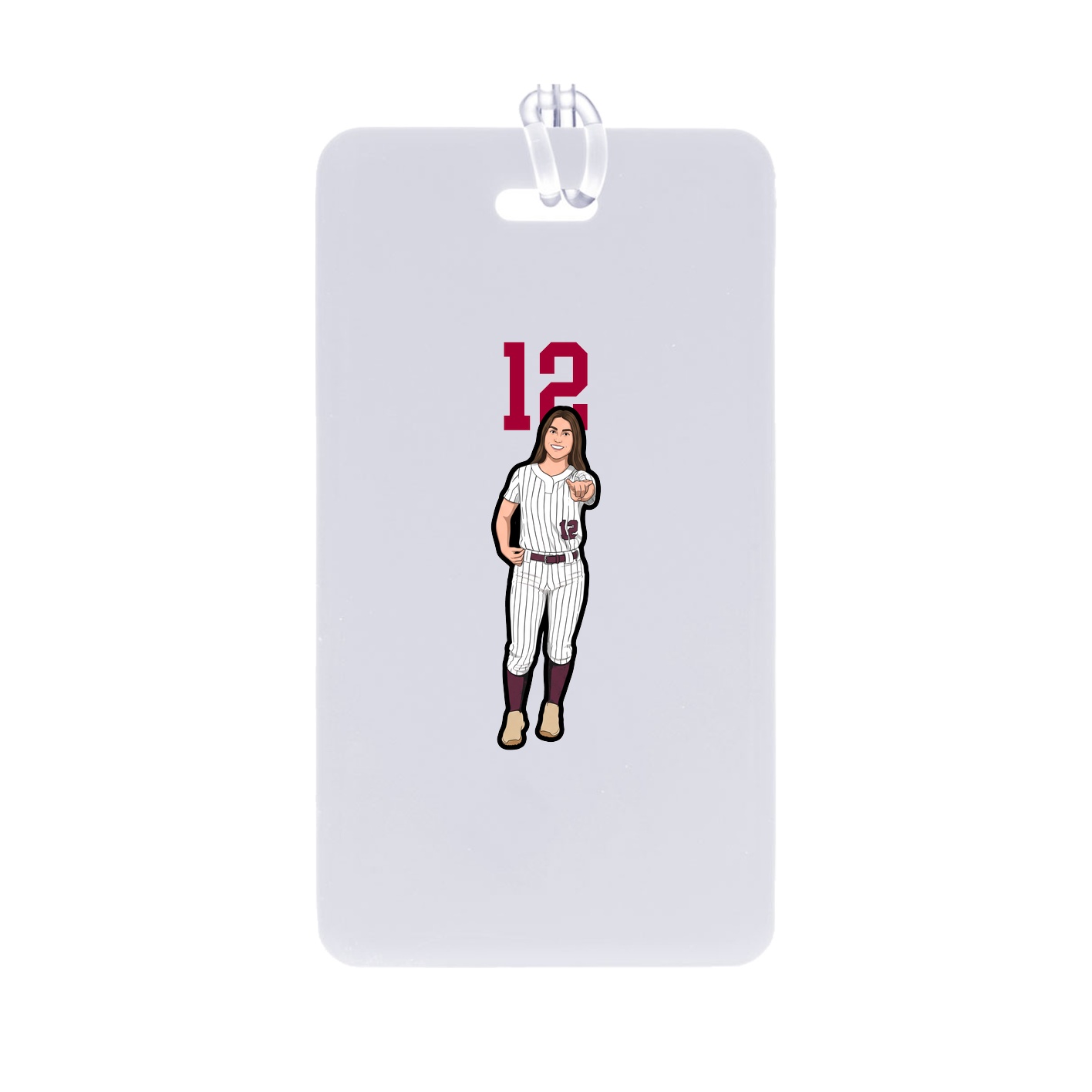 Bag Tag — Number Top in Classic