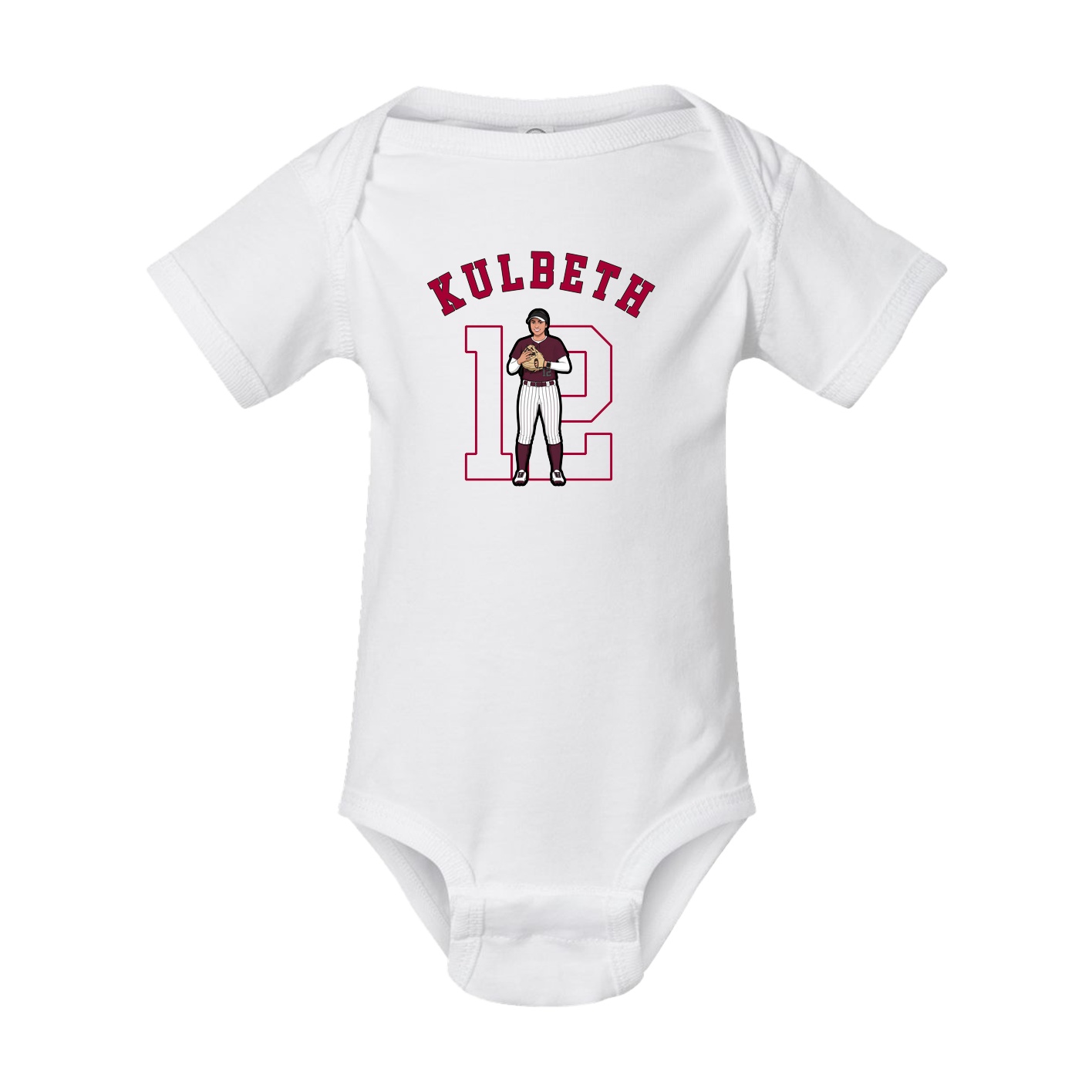 Baby Onesie — Shirsey Arch in White