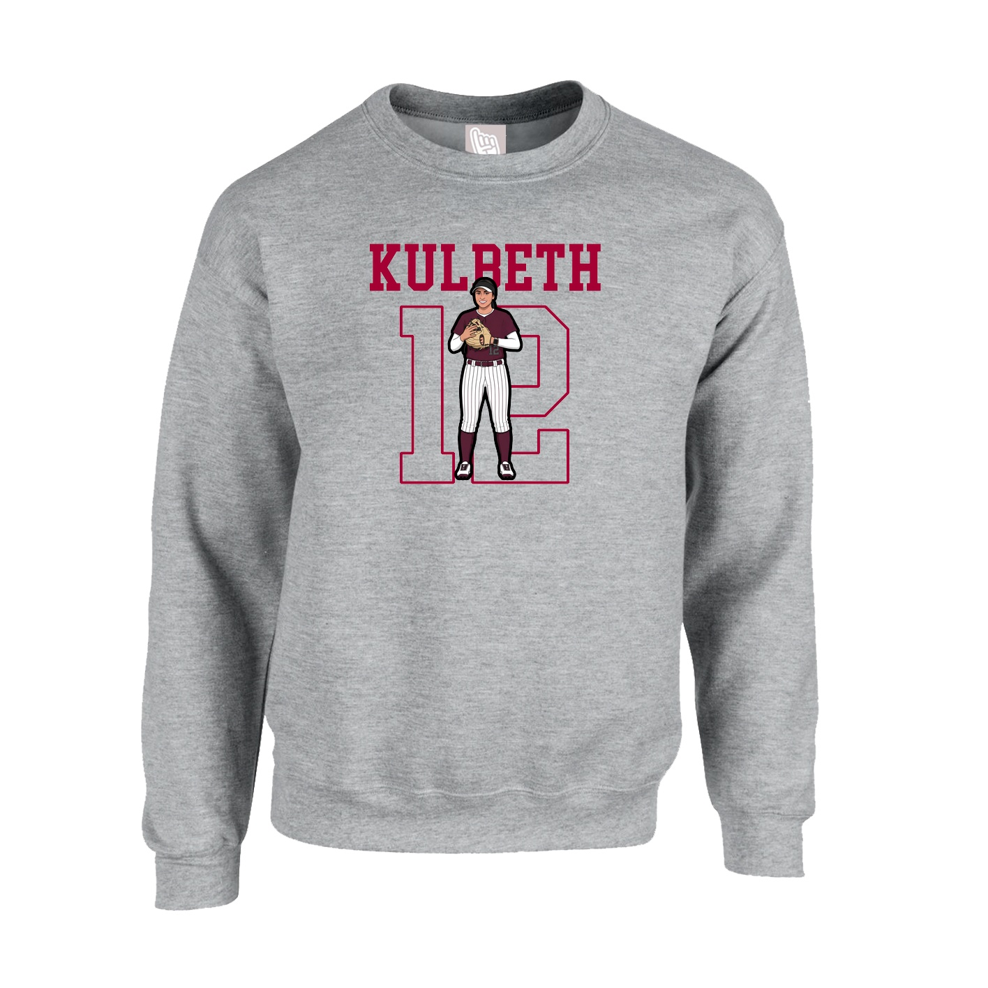 Fleece Crew — Shirsey in Grey
