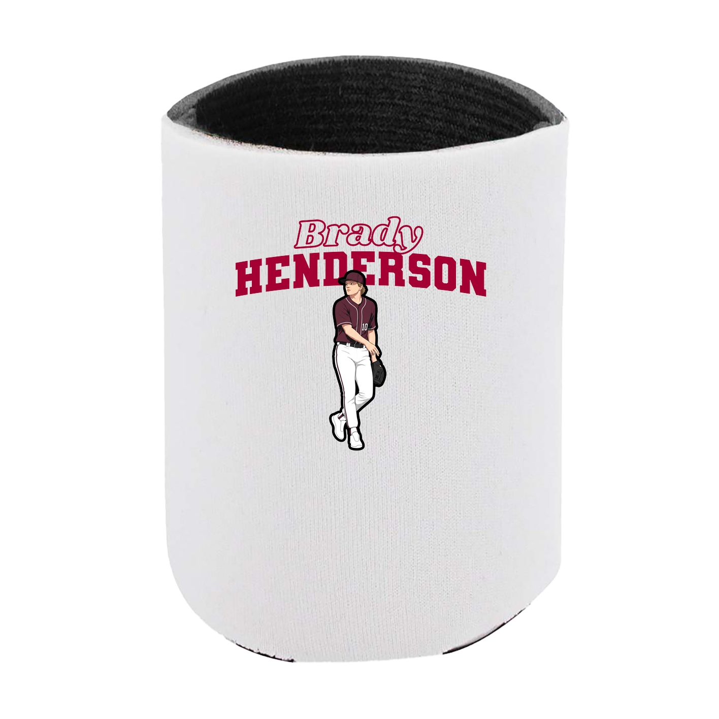 Can Holder — Name Arch in White