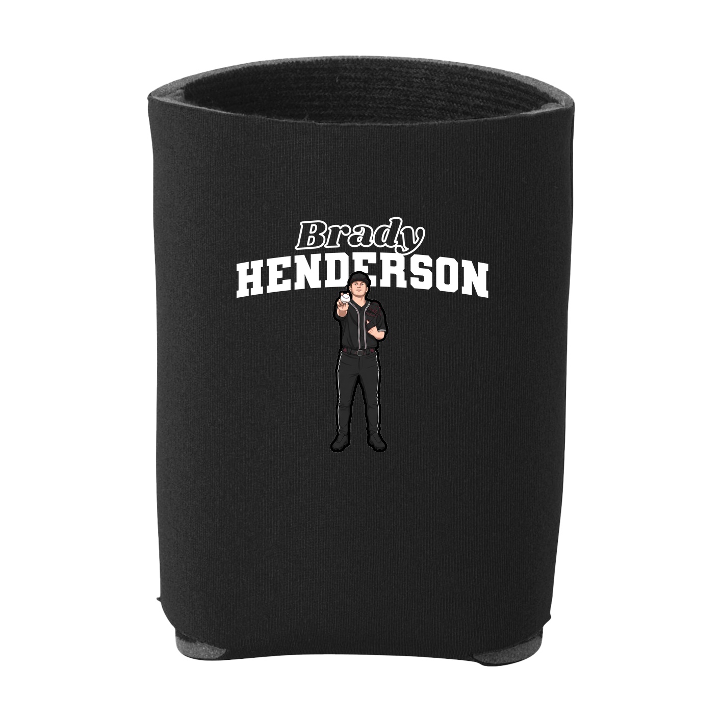 Can Holder — Name Arch in Black