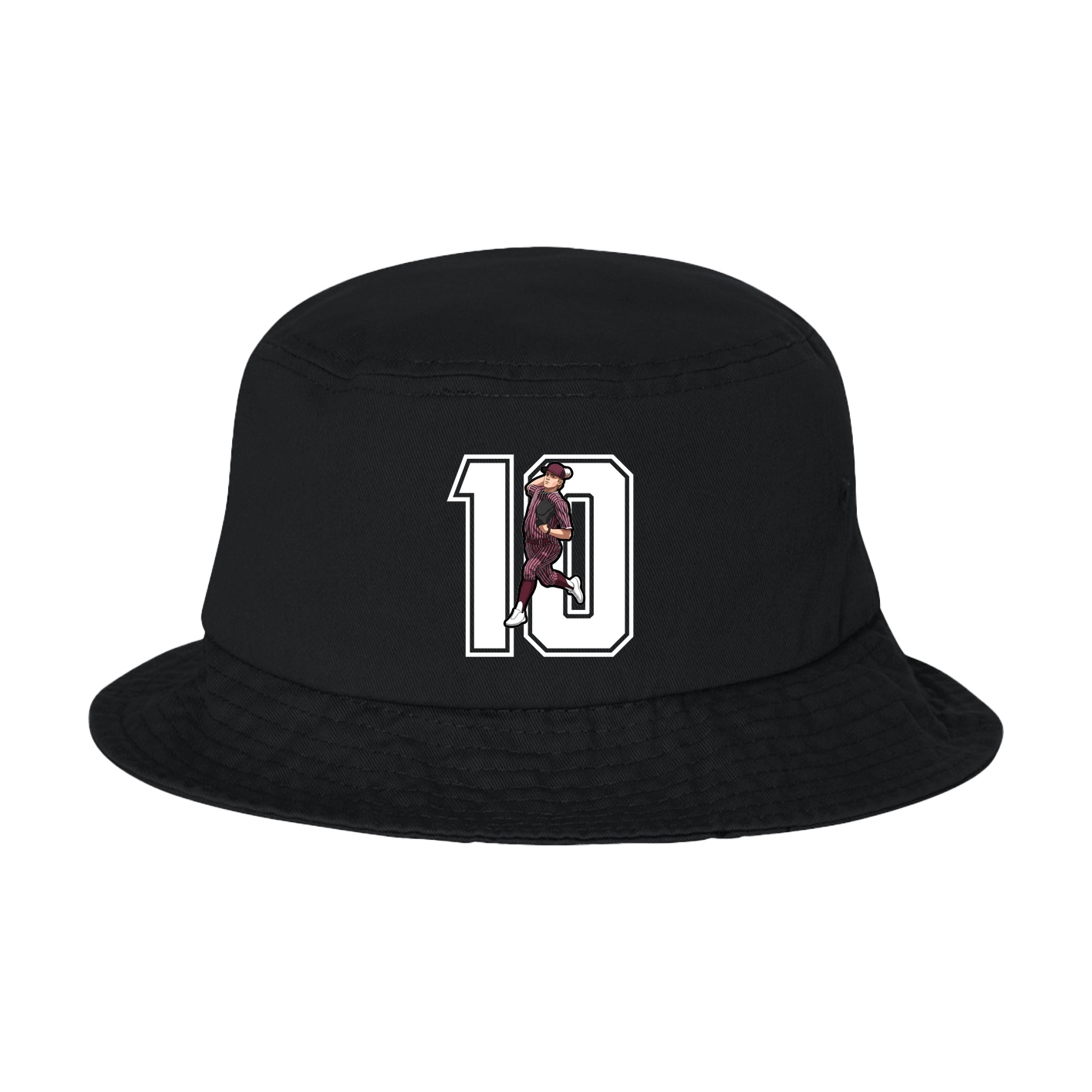 Bucket Cap — Number in Black
