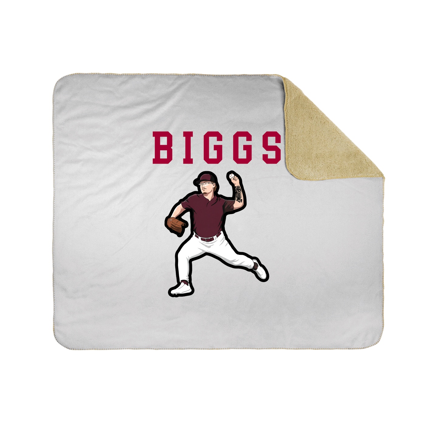 Throw Blanket — Shirsey in White