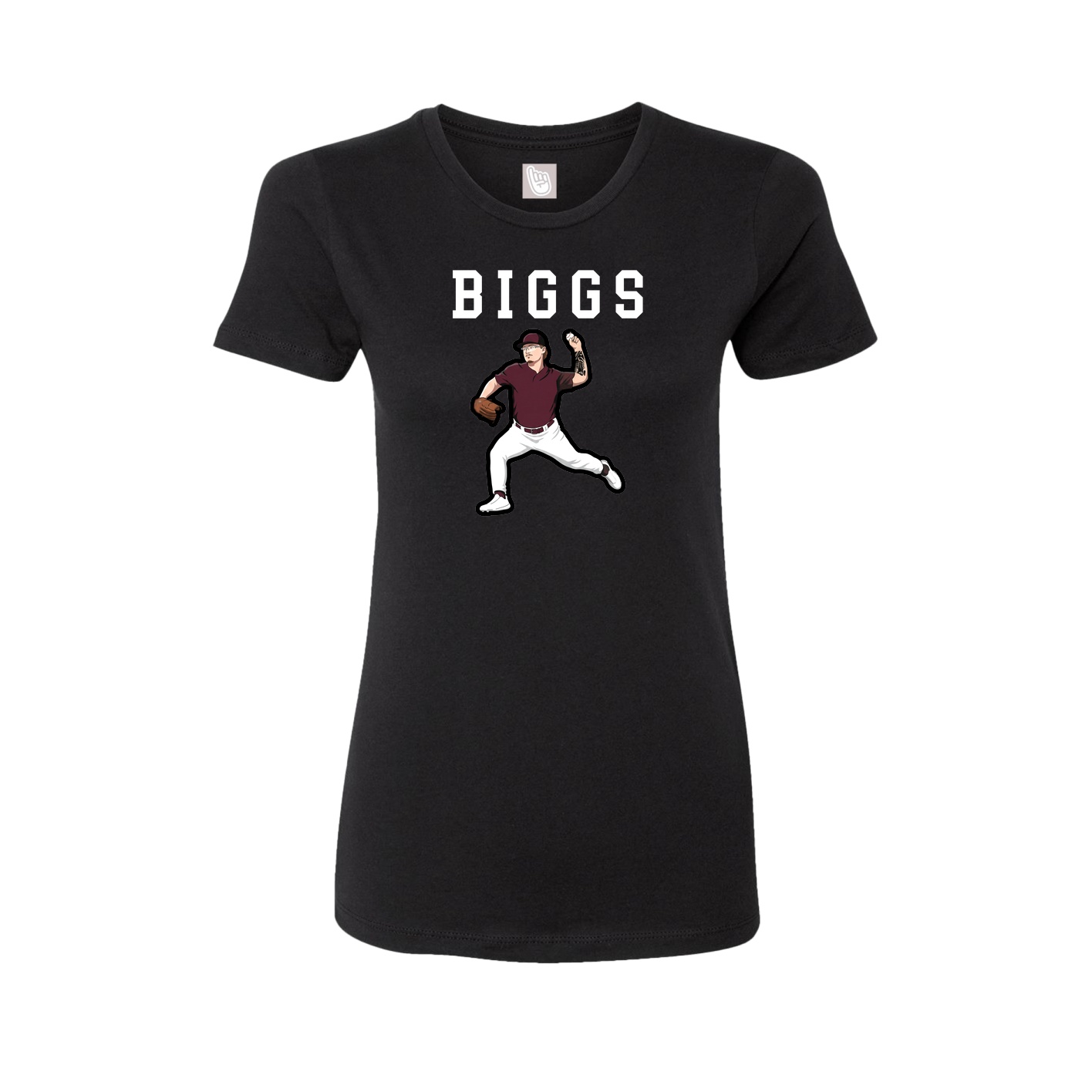 Fitted Women's Tee — Shirsey in Black
