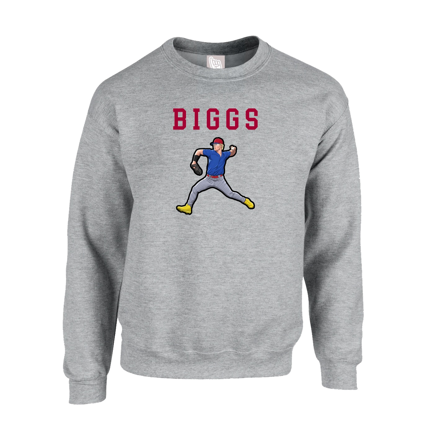 Fleece Crew — Shirsey in Grey