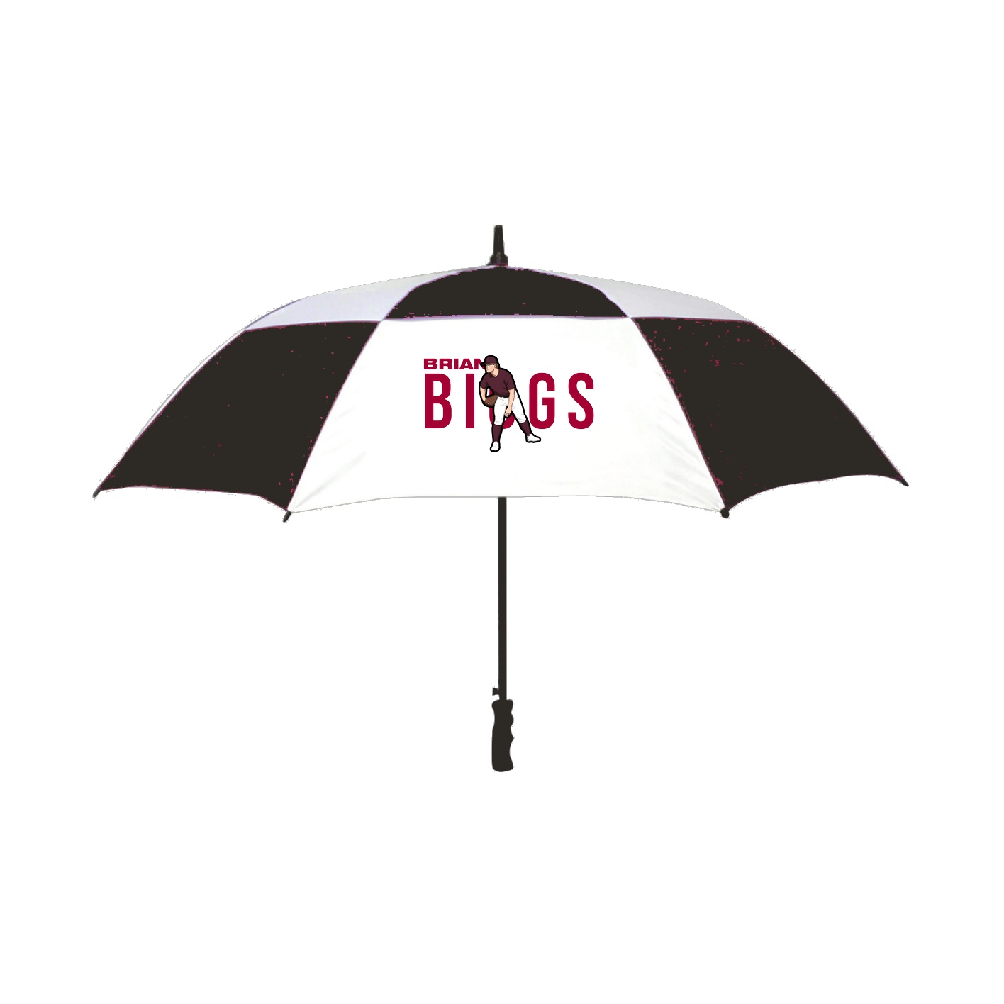 Golf Umbrella — Player Name in Black