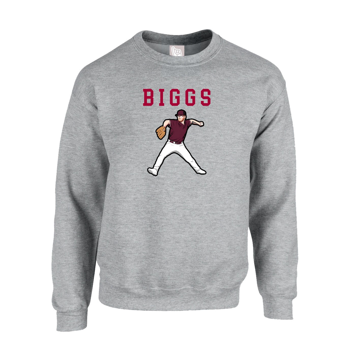 Fleece Crew — Shirsey in Grey