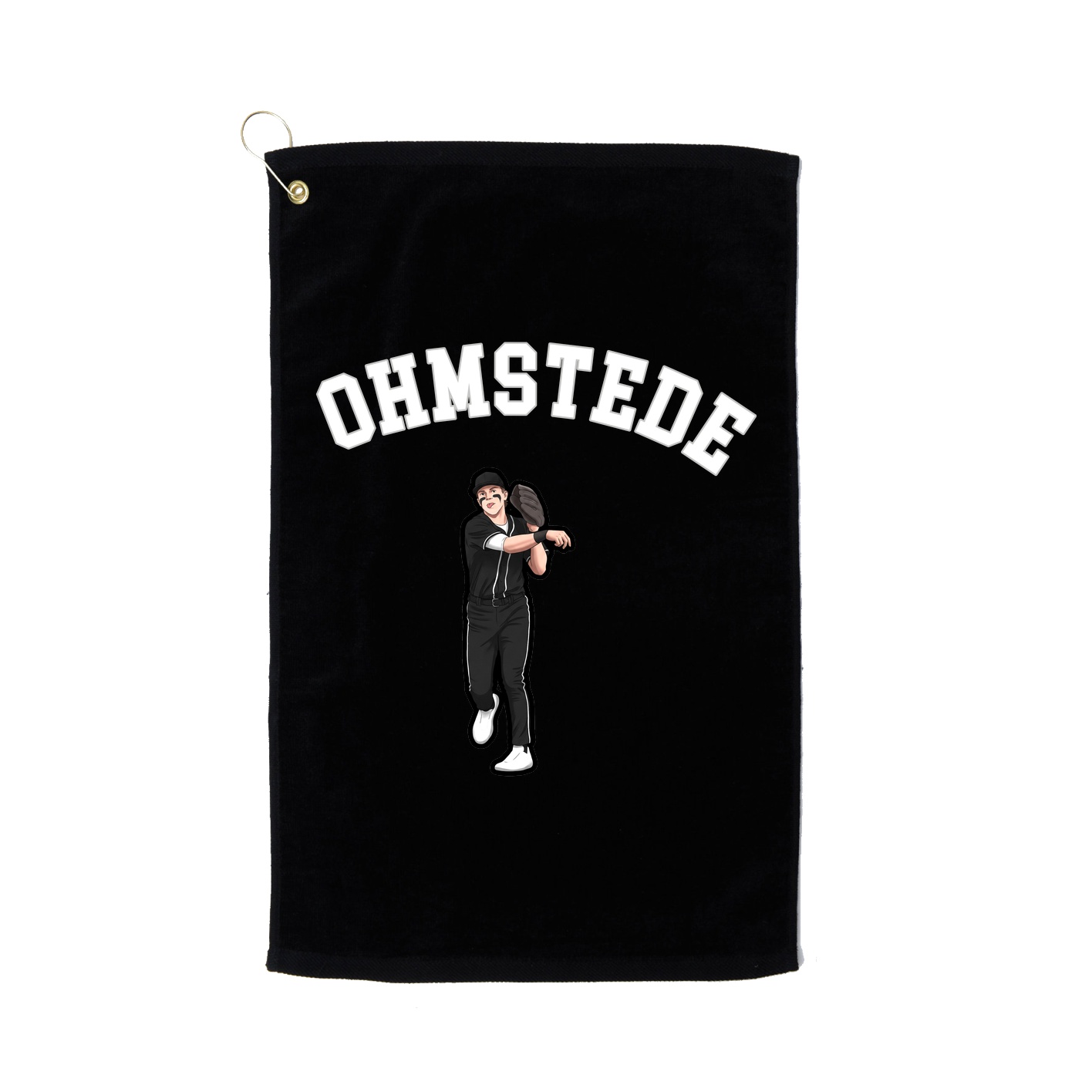 Golf Towel — Shirsey Arch in Black