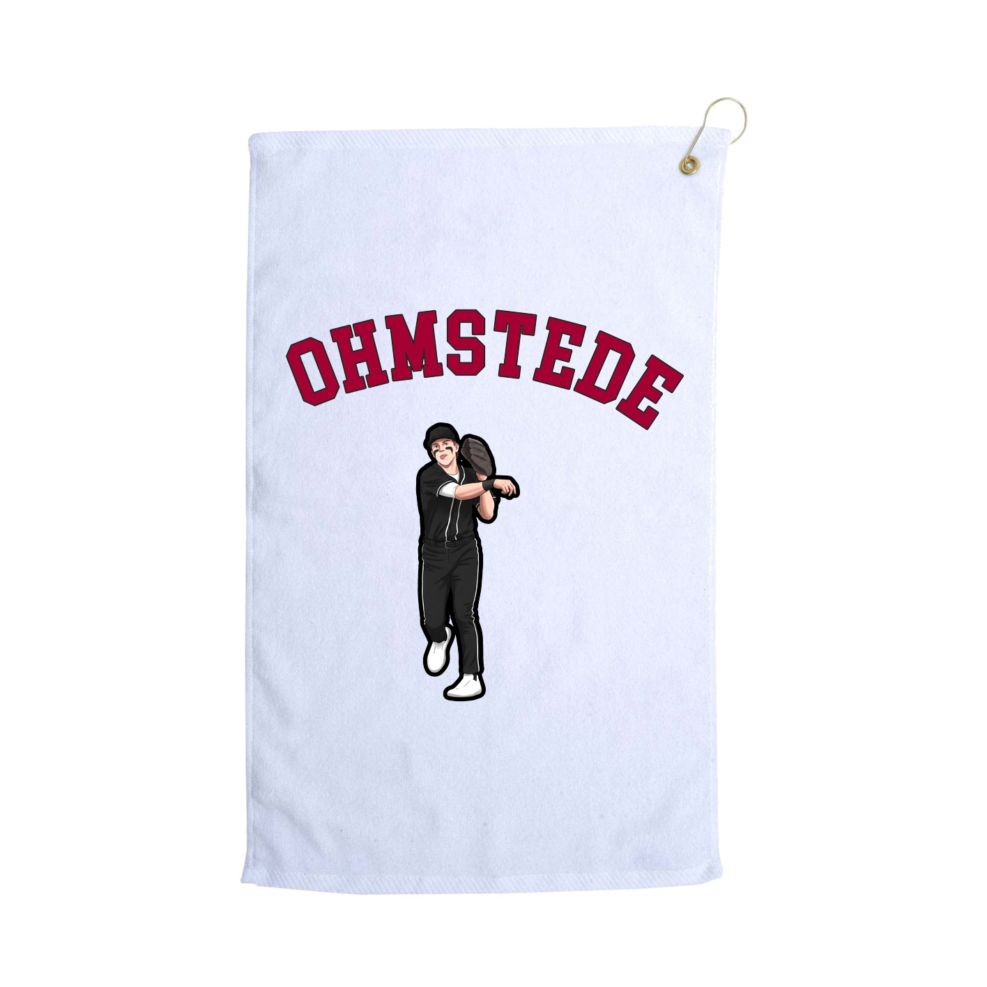Golf Towel — Shirsey Arch in White